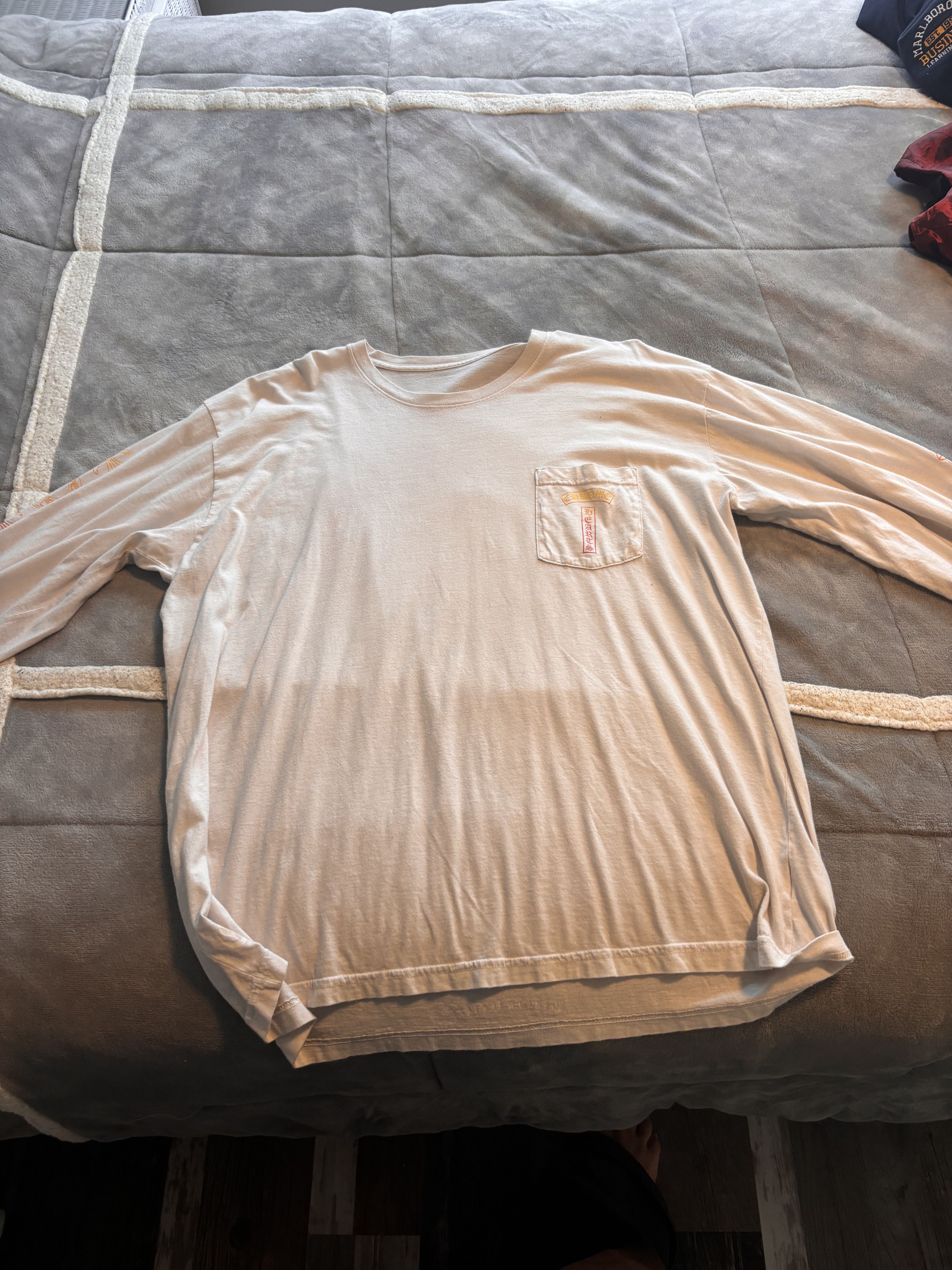 Chrome Hearts Chrome Hearts Gradient T-Bar Motif Pocket Long-Sleeve White Size US XXL / EU 58 / 5 - 1 Thumbnail