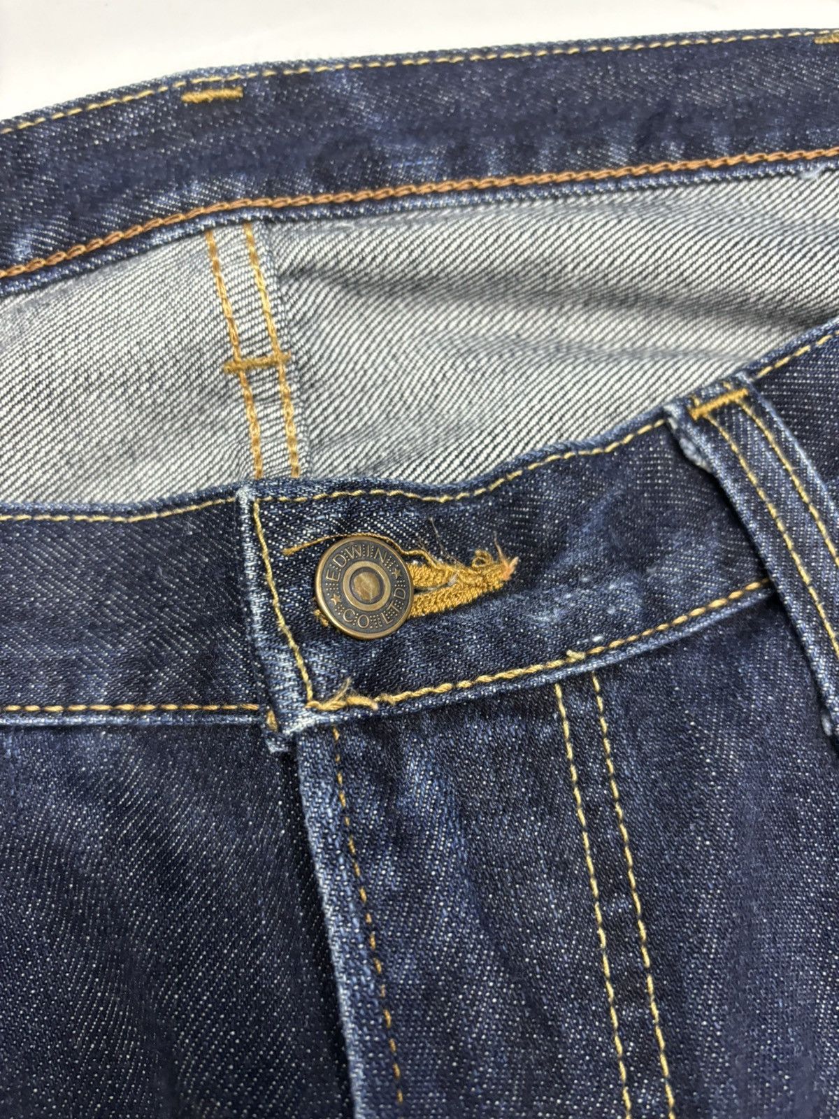 Kapital EDWIN No 404 MADE IN JAPAN BLUE DENIM JEANS Size US 40 / EU 56 - 11 Thumbnail
