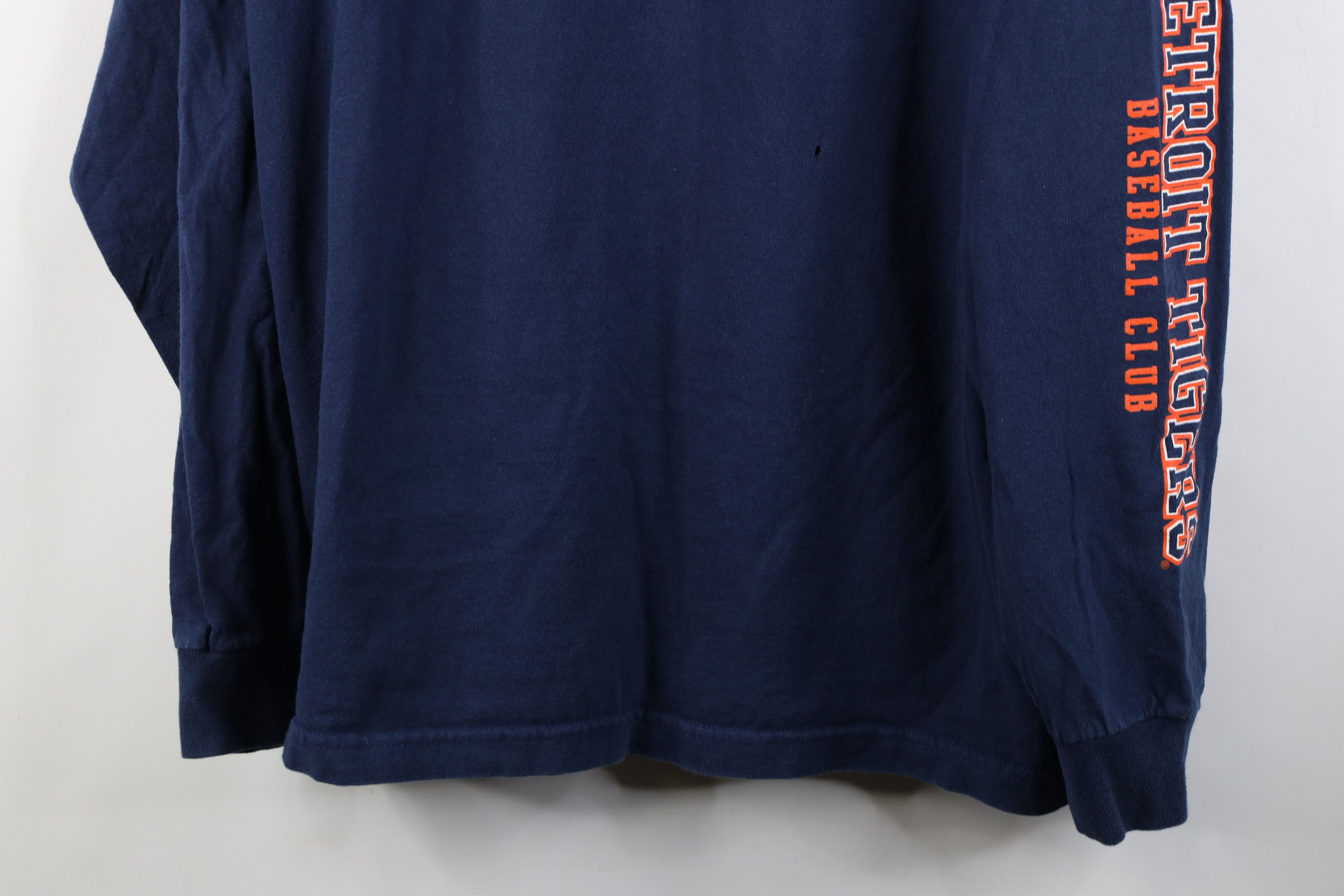 Vintage Vintage Y2K Tigers Baseball Long Sleeve T-Shirt Blue Size US XXL / EU 58 / 5 - 3 Thumbnail
