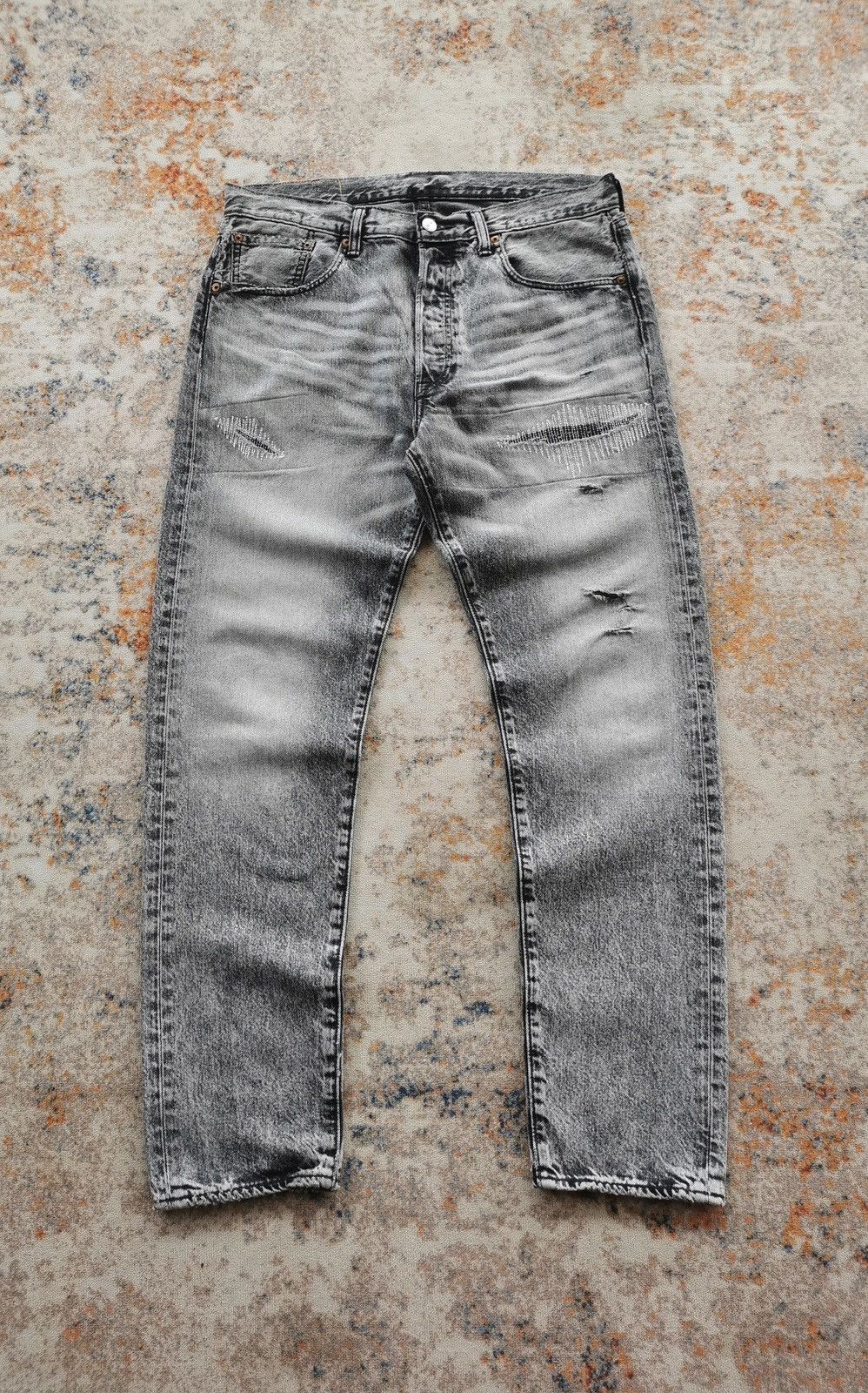 Levi's Levis 501 Denim Jeans Size US 35 - 2 Thumbnail