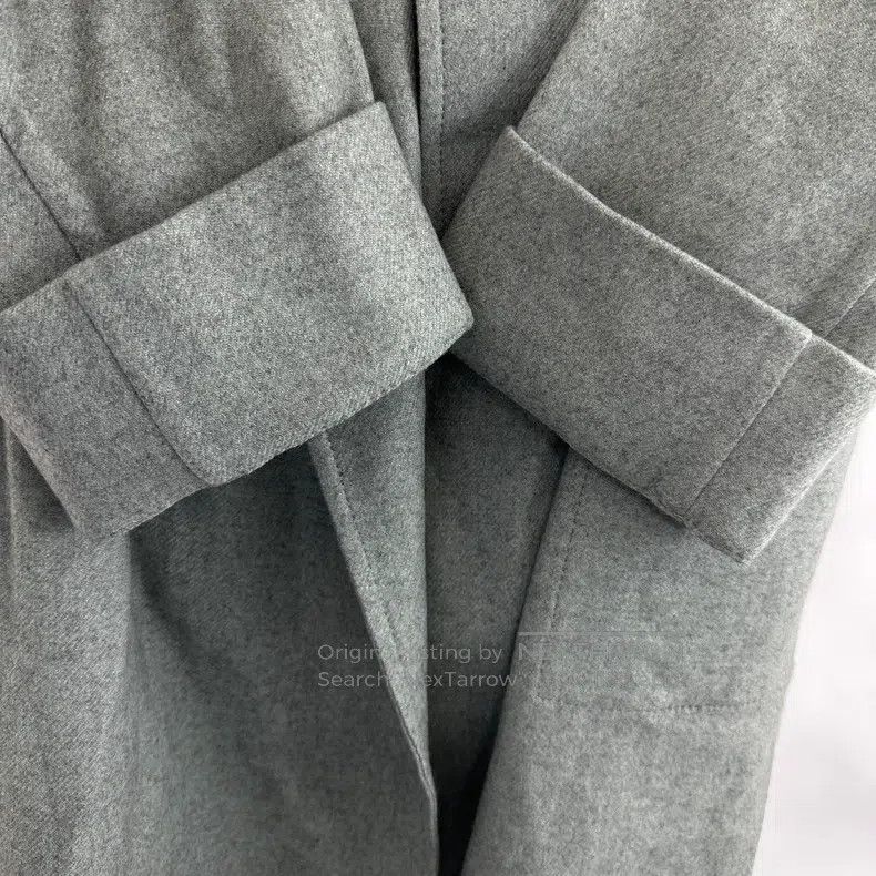 Hermes Hermes Gray Long Cashmere Coat Size XS / US 0-2 / IT 36-38 - 5 Thumbnail