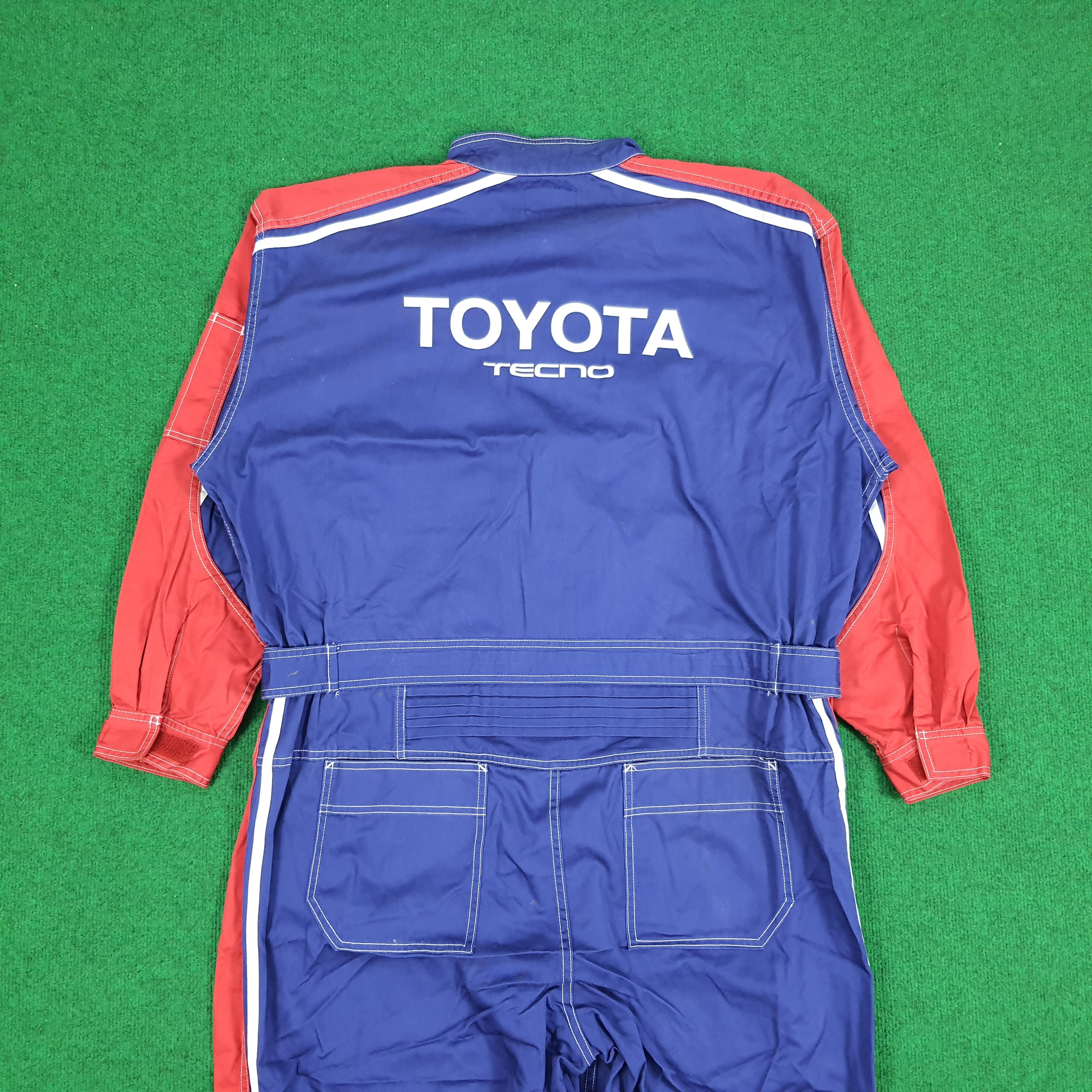 Japanese Brand × Vintage Vintage Toyota Tecno Japan Motorsports Racing Coverall Size US XXL / EU 58 / 5 - 2 Thumbnail