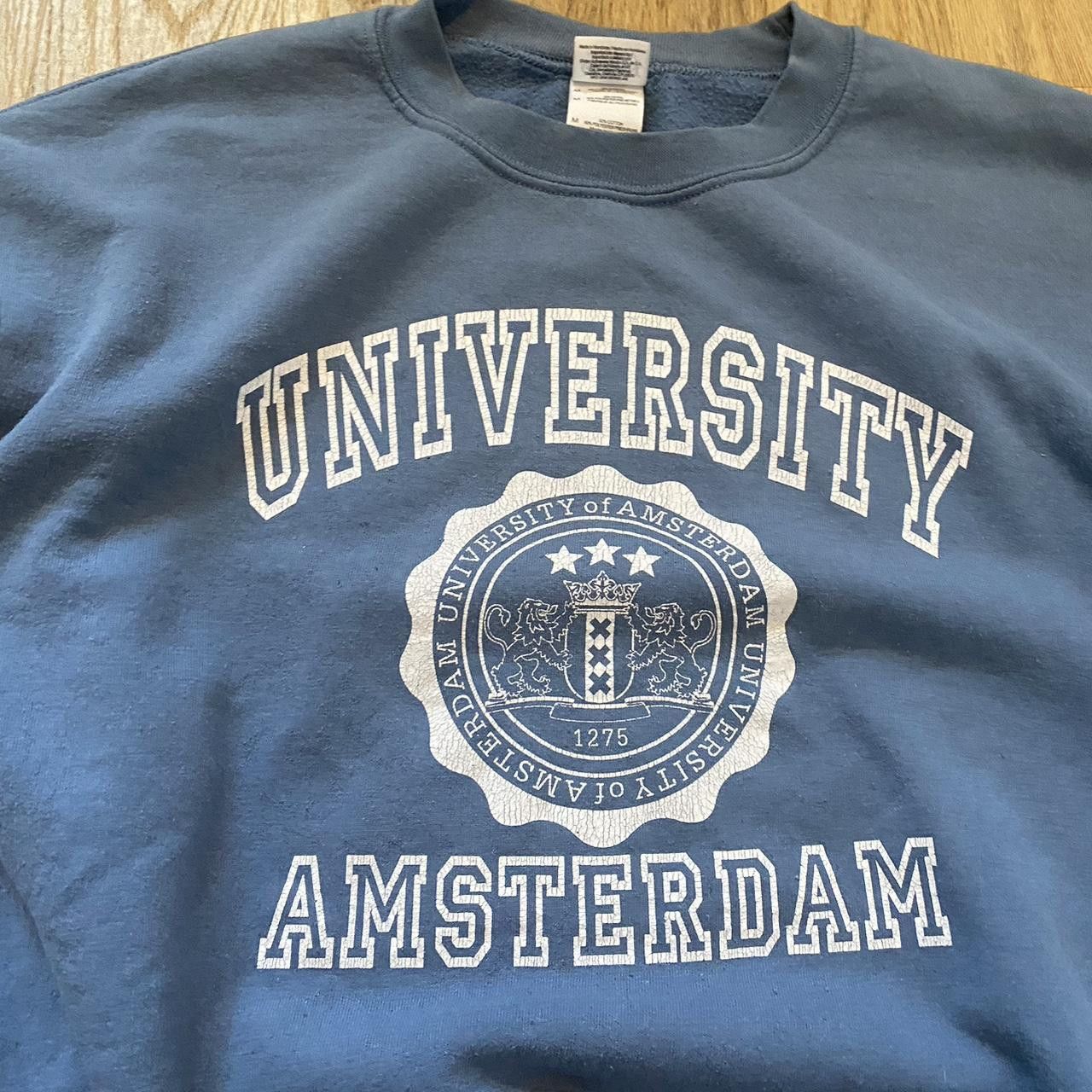 Gildan University of Amsterdam crewneck sweatshirt in blue Size US M / EU 48-50 / 2 - 3 Thumbnail