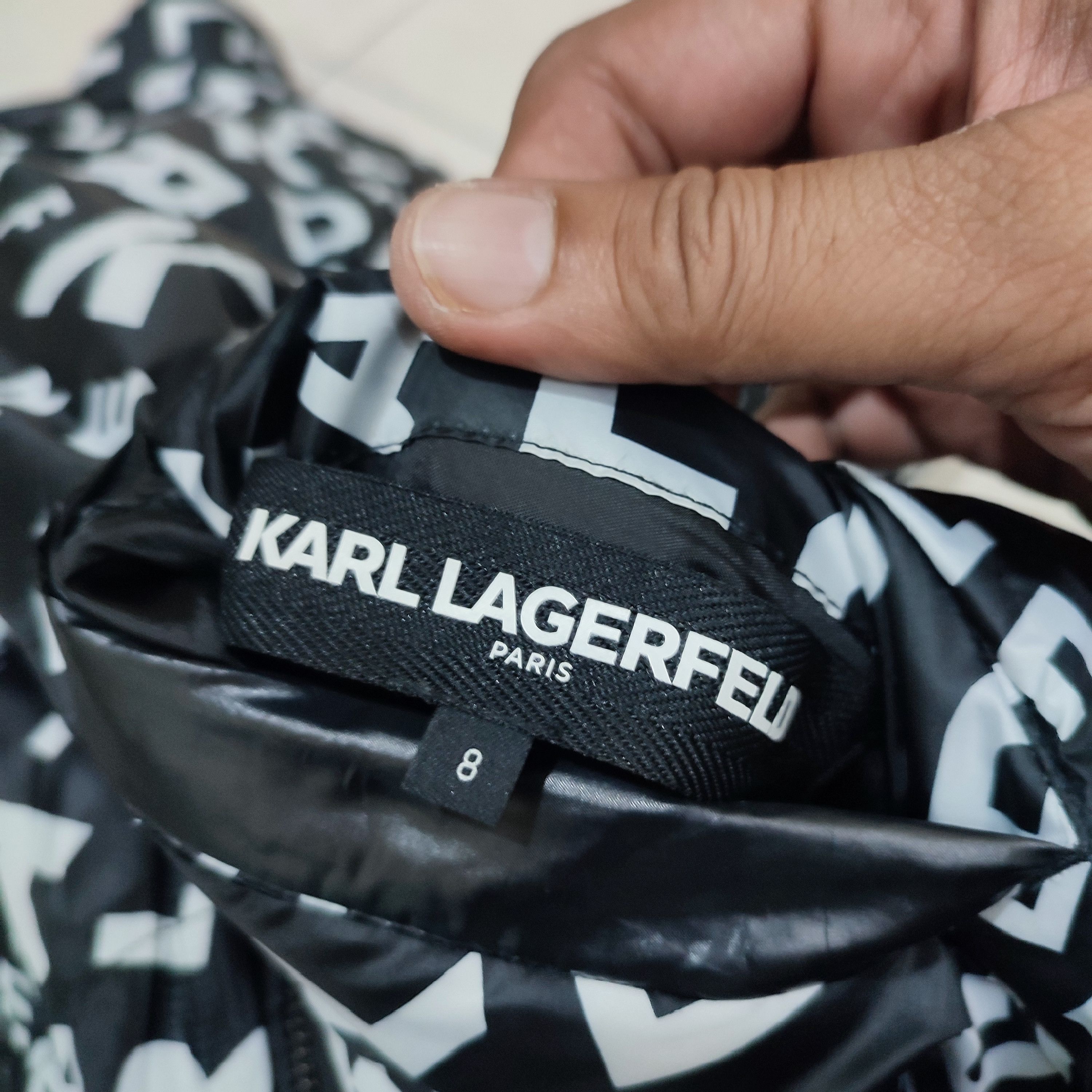 Designer × Karl Lagerfeld 🔥STEALS🔥Rare Karl Lagerfeld Paris Reversible Down Jacket Size US S / EU 44-46 / 1 - 8 Thumbnail