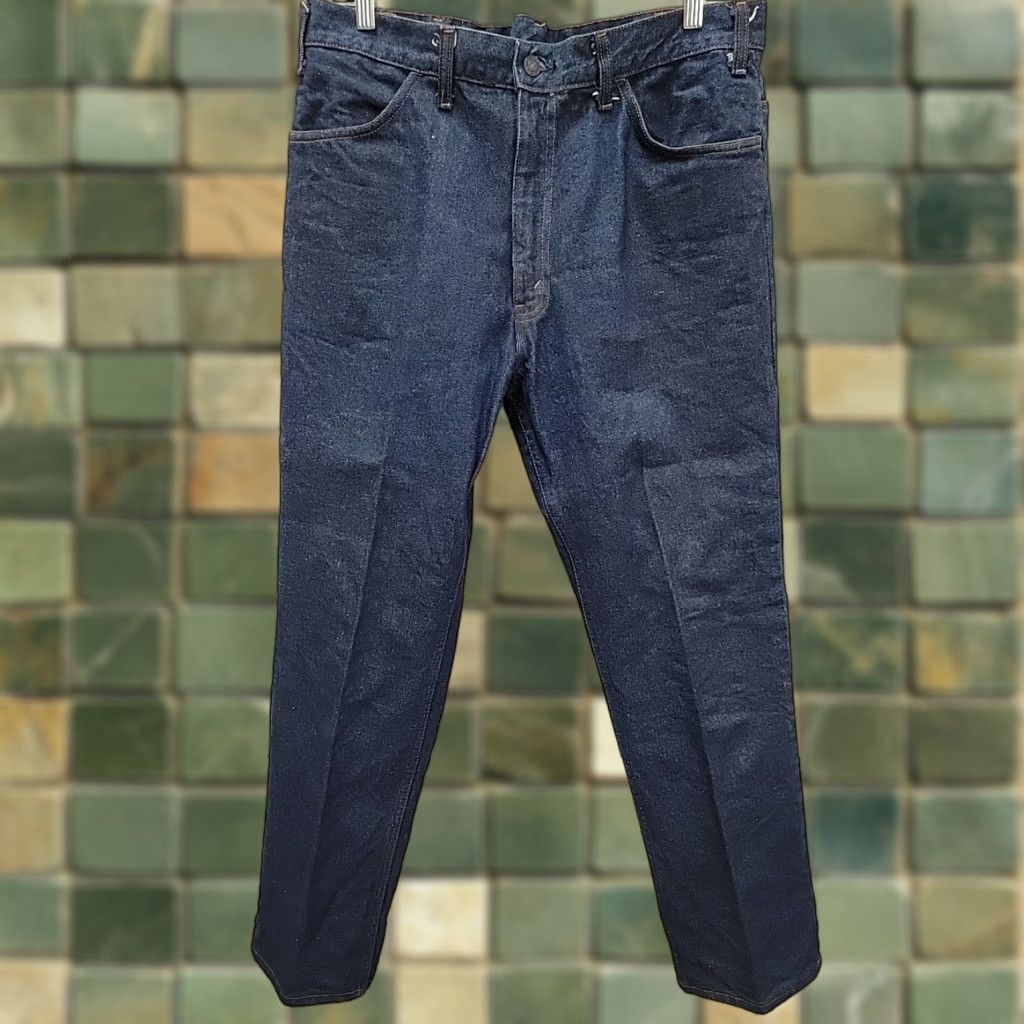 JCPenney VINTAGE JCPenney Jeans Mens 36x30 Denim 100% Cotton Blue Dark Wash 5-Pocket Size US 36 / EU 52 - 1 Thumbnail