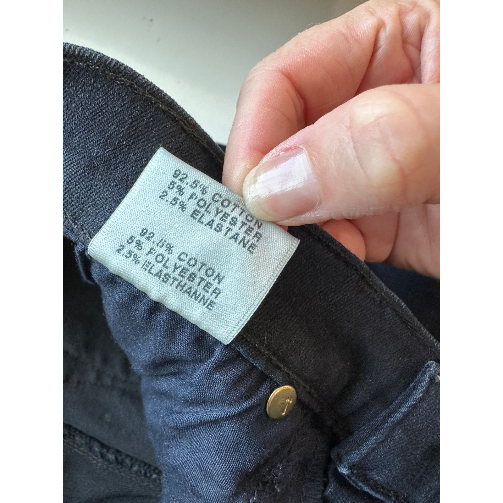 J Brand J Brand Alana Blue Mercy Distressed Knee Raw Hem Jeans 24 Size 24" / US 00 / IT 34 - 11 Thumbnail