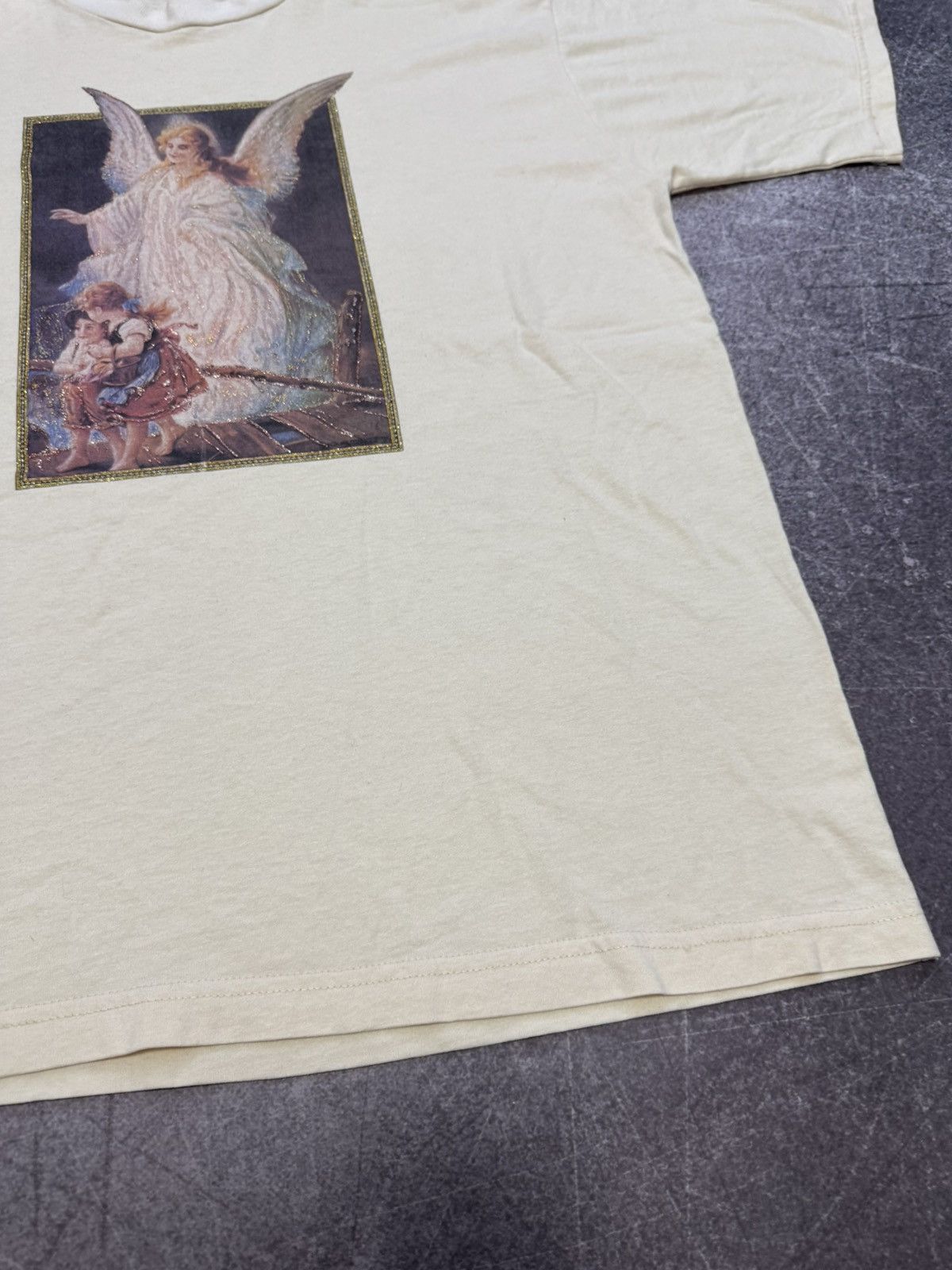 Vintage Vintage Guardian Angel T Shirt Made in USA Tee y2k Jesus Size US XXL / EU 58 / 5 - 5 Thumbnail