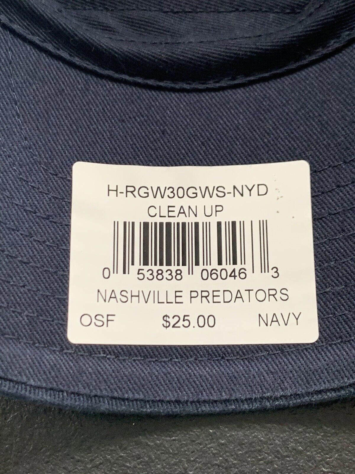 47 Brand Nashville Predators Hat Cap Adult Stretch Fit NHL Hockey Size ONE SIZE - 7 Thumbnail