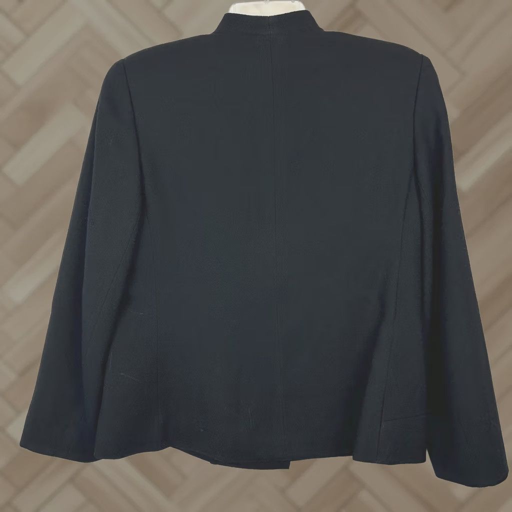 Vintage Vtg Herbert Grossman Blazer Womens 8 Black Wool Jacket Cynthia Sobel Union Made Size M / US 6-8 / IT 42-44 - 1 Thumbnail