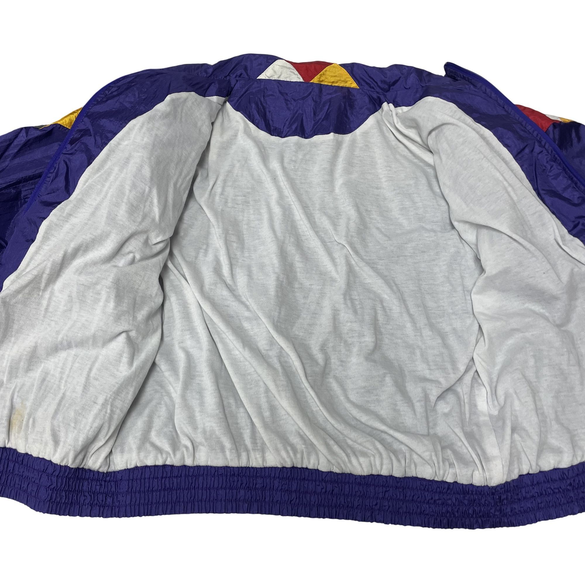 Other Vtg VIOLET GEOMETRIC Windbreaker Ski STREETWEAR Jacket Size XL / US 12-14 / IT 48-50 - 6 Thumbnail