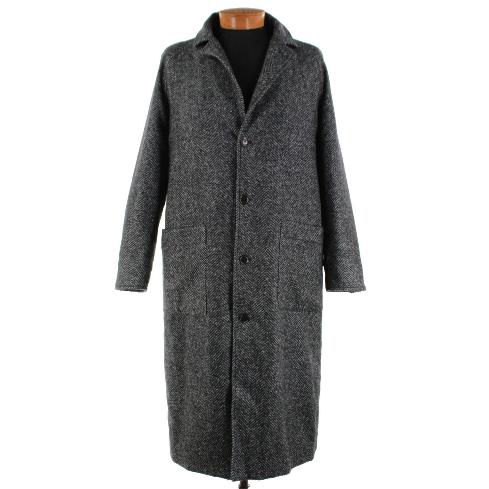 Luciano Barbera Luciano Barbera Coat Size M US In Gray Wool Blend Size US M / EU 48-50 / 2 - 1 Thumbnail