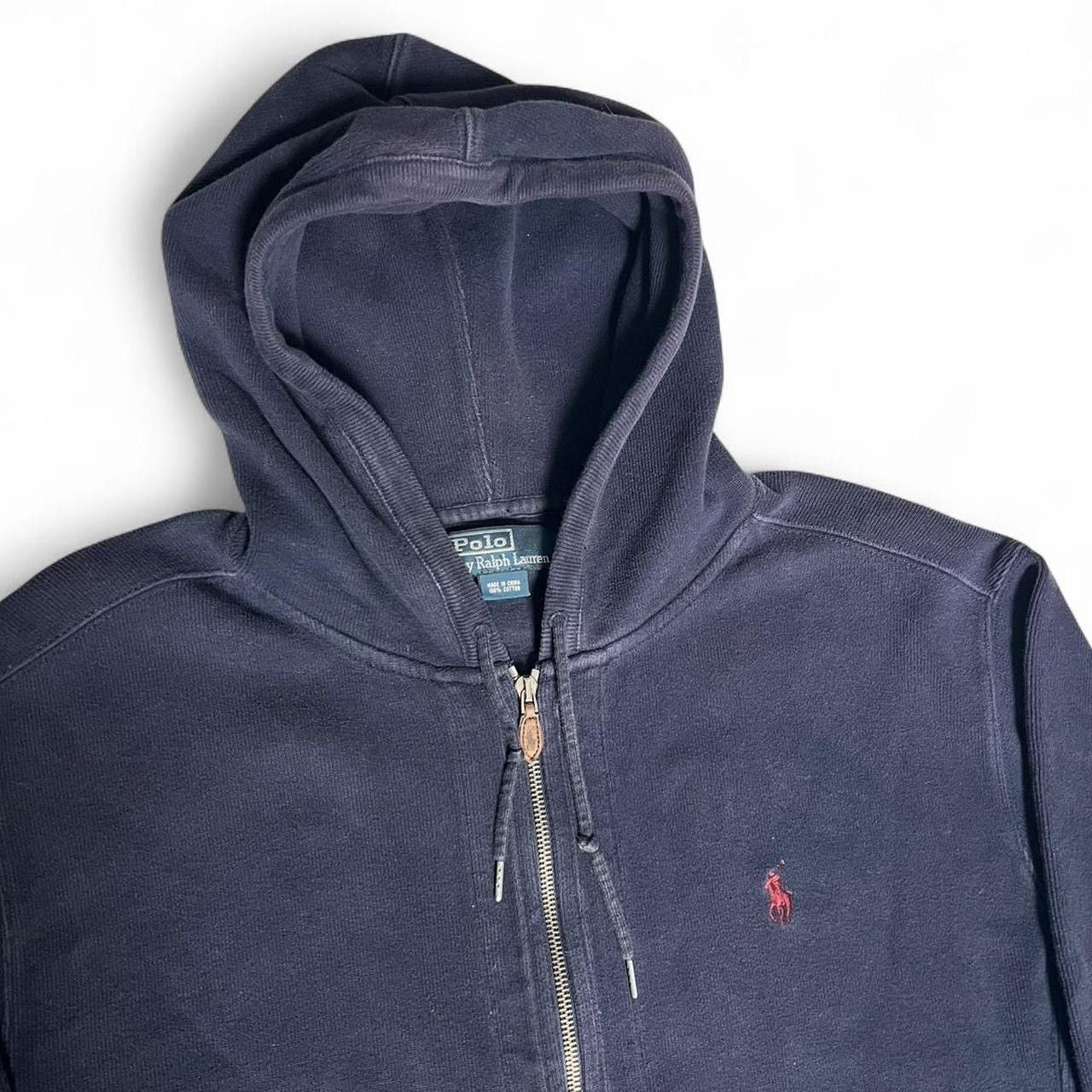 Polo Ralph Lauren Vintage Polo Ralph Lauren Navy Corduroy Full Zip Hoodie Size US L / EU 52-54 / 3 - 2 Thumbnail