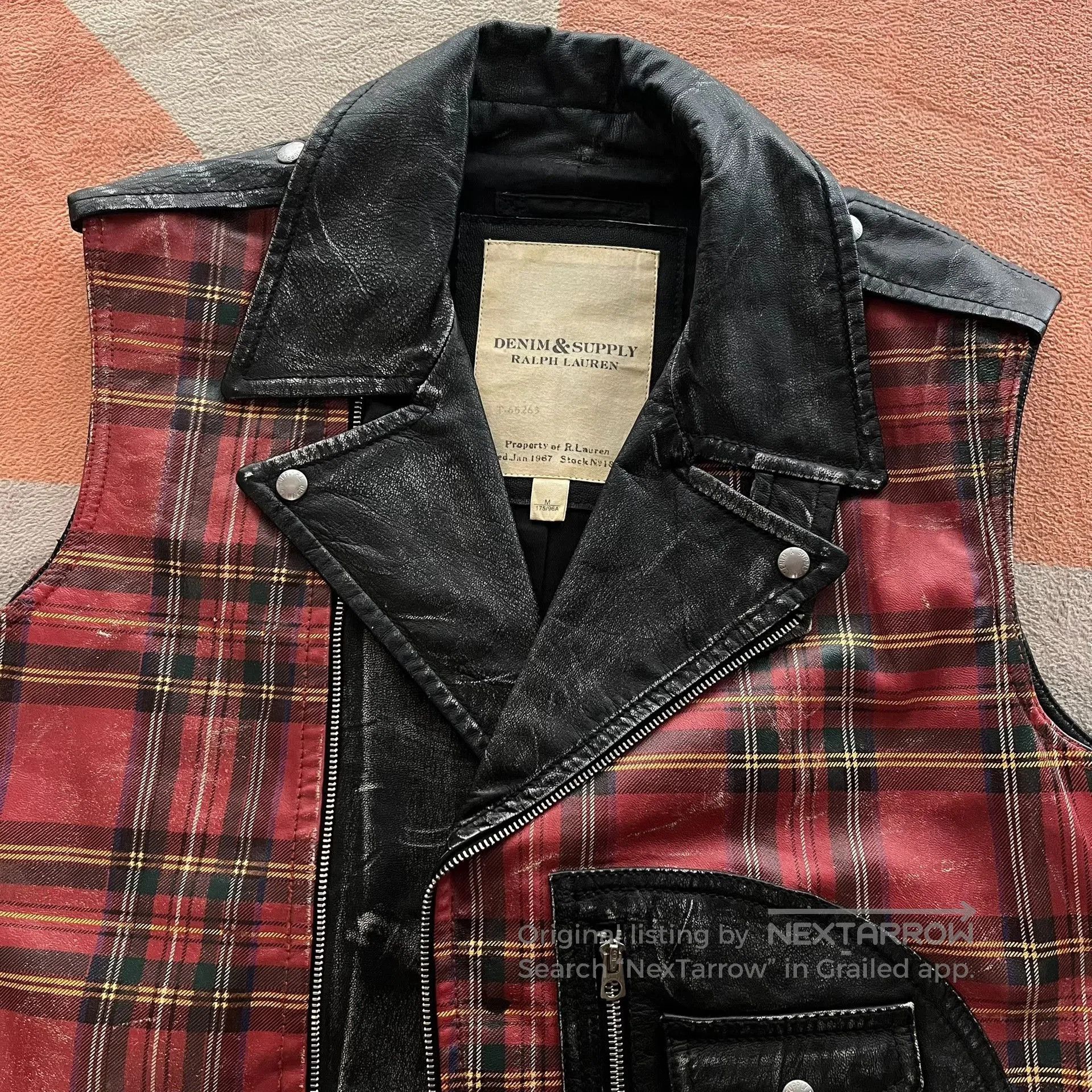 Denim & Supply Ralph Lauren Denim Supply Ralph Lauren Leather Vest. Size US M / EU 48-50 / 2 - 4 Thumbnail