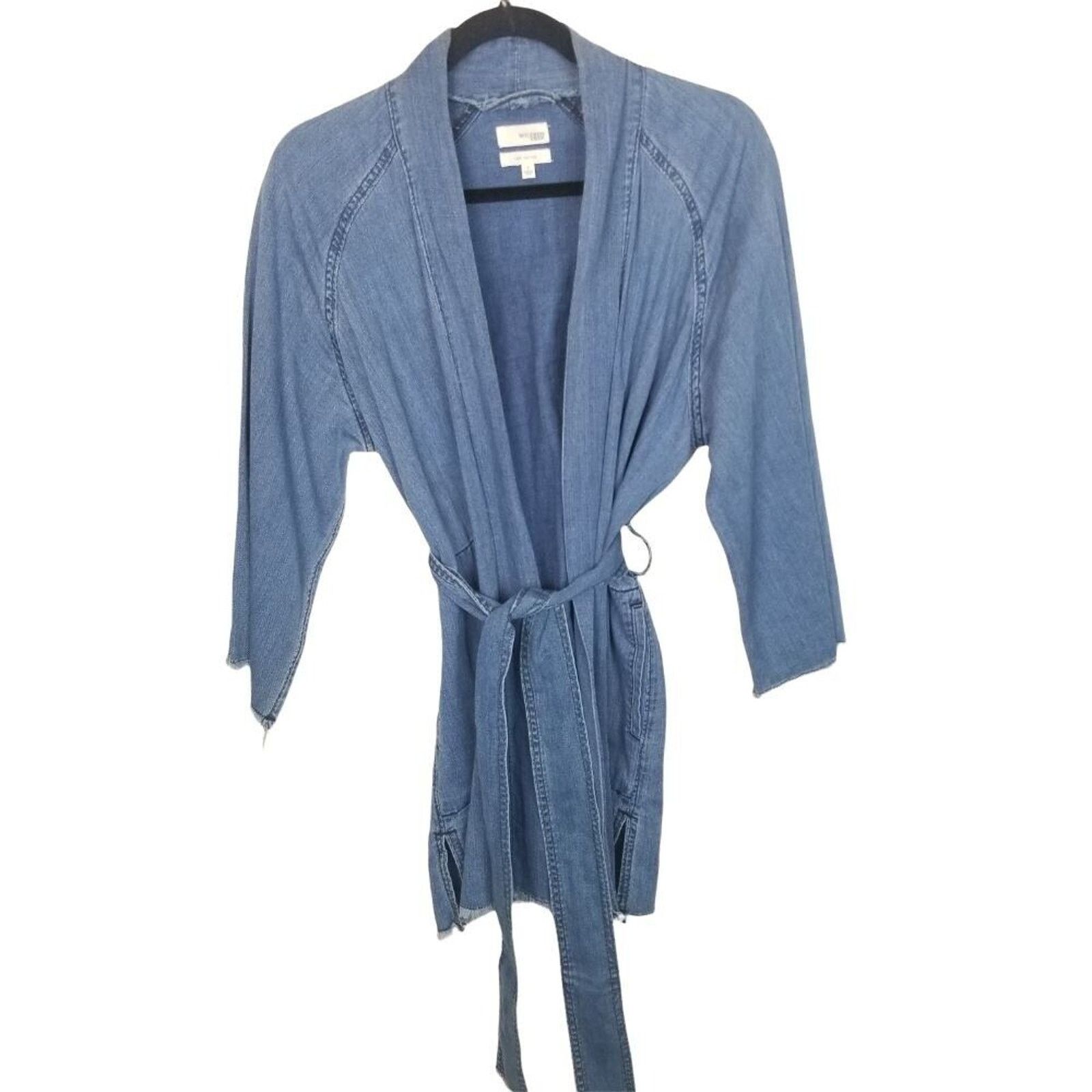 Aritzia Aritzia Wilfred Free Womens Denim Jacket Cardigan Size S Size S / US 4 / IT 40 - 1 Thumbnail