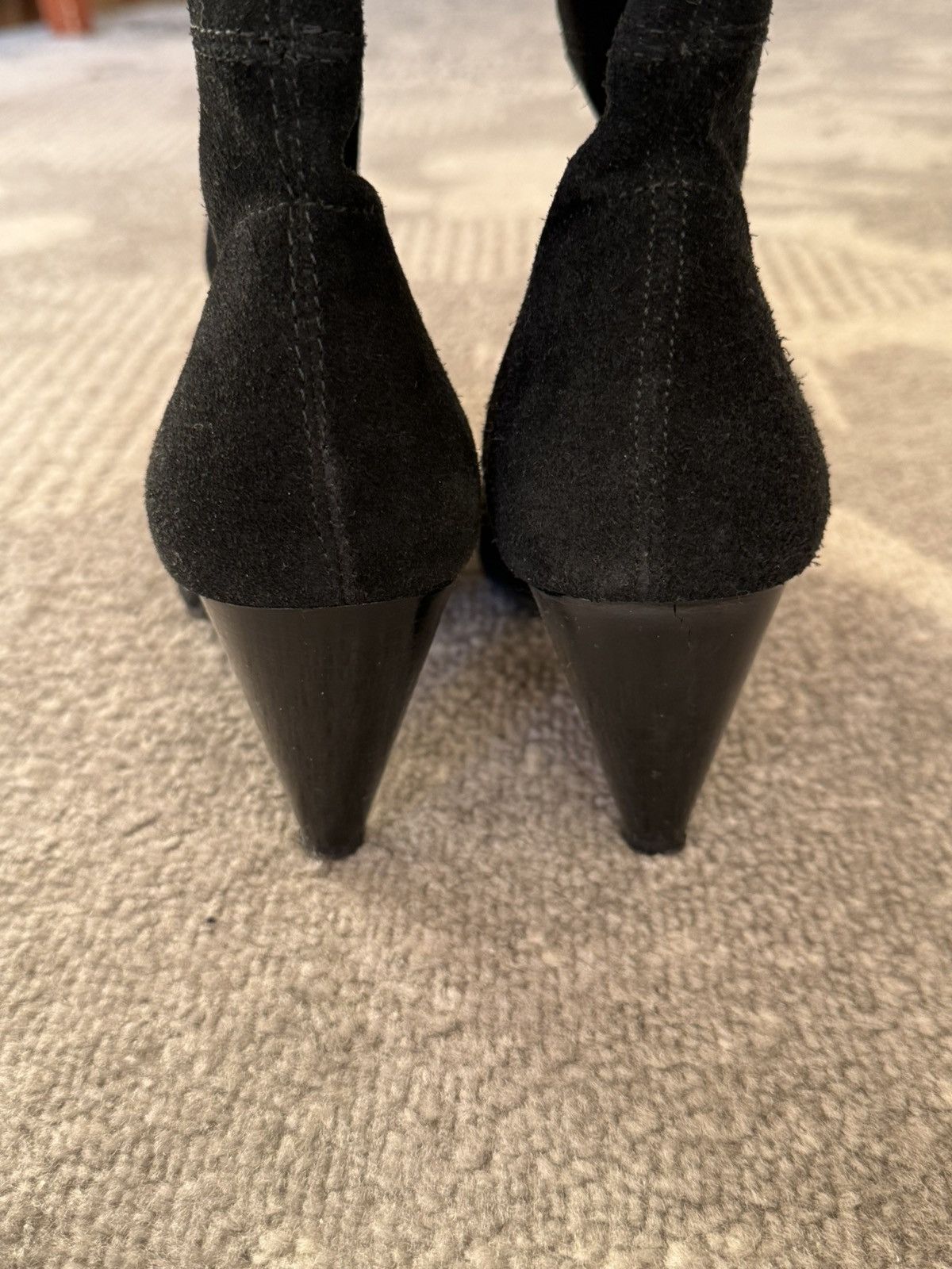 Zara suede boots with heels Zara Size US 9 / IT 39 - 5 Thumbnail