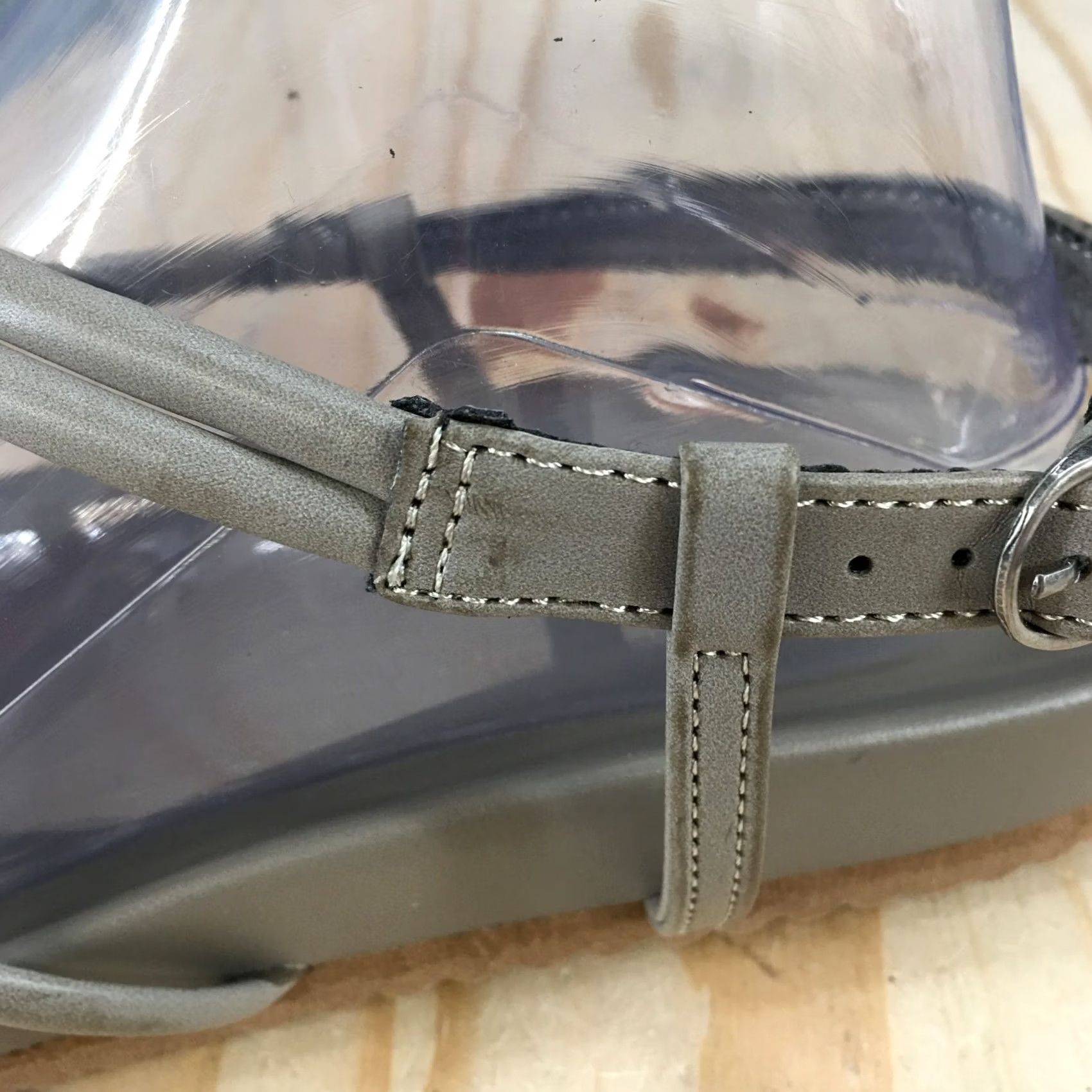 Vintage Maurices Sandals Womens 10 M Alexa Knotted Strappy Slingback Flats Gray Casual Size US 10 / IT 40 - 7 Thumbnail