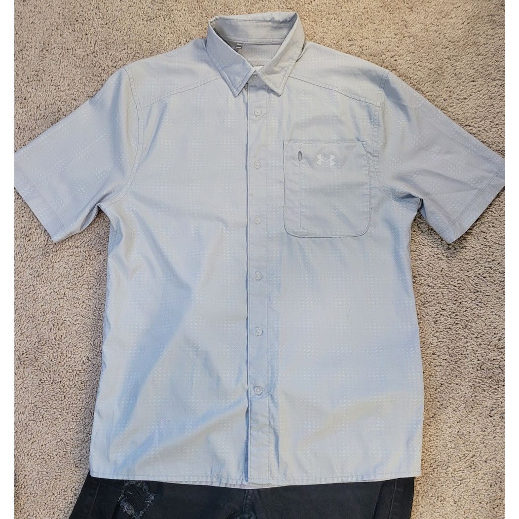 Under Armour UA Utility Quick Dry Shirt UPF Gray M Luxe Tech Gorpcore Size US M / EU 48-50 / 2 - 2 Thumbnail