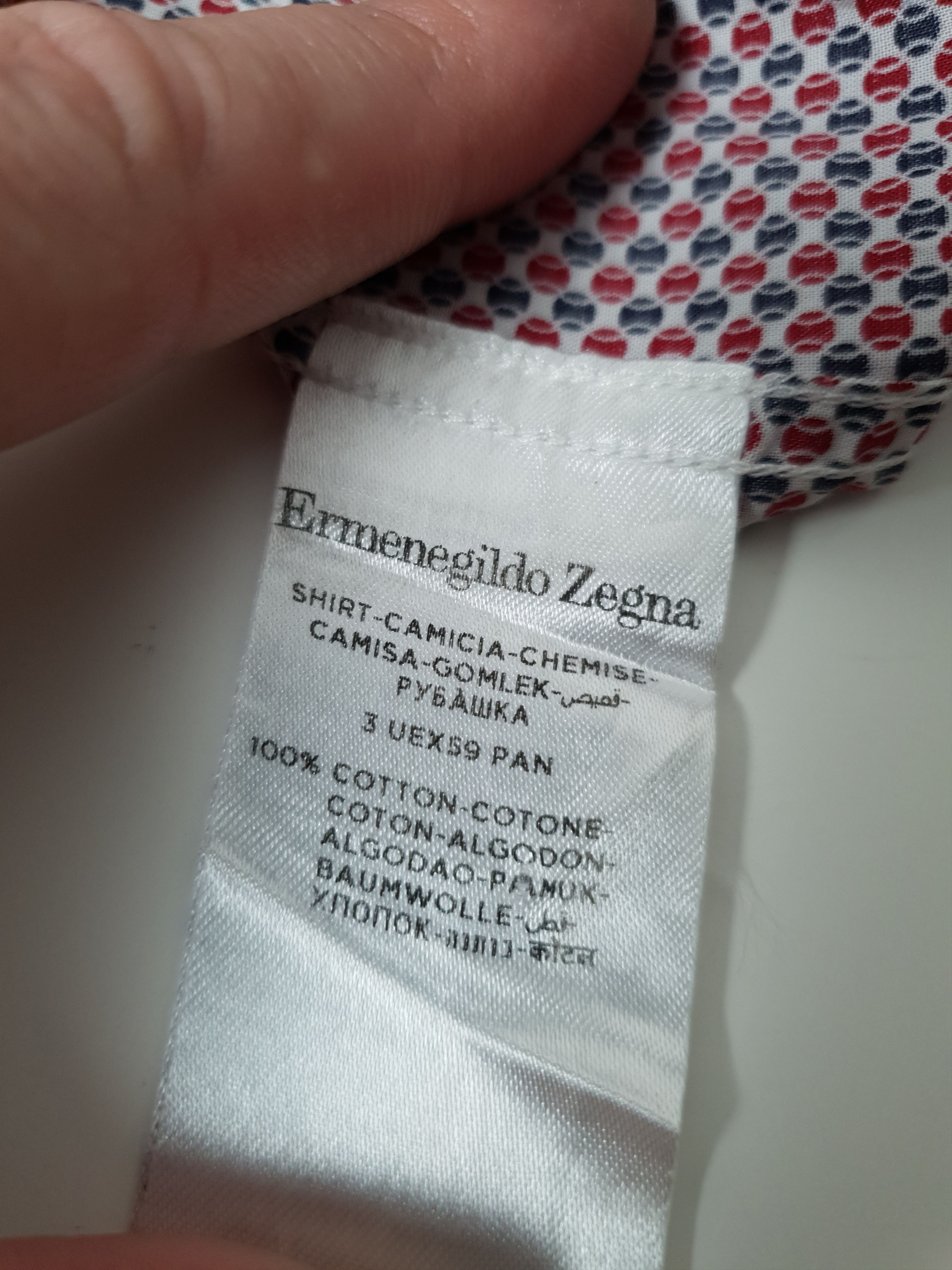 Ermenegildo Zegna Ermenegildo Zegna 100% cotton, shirt, chemise XXL Size US XXL / EU 58 / 5 - 8 Thumbnail