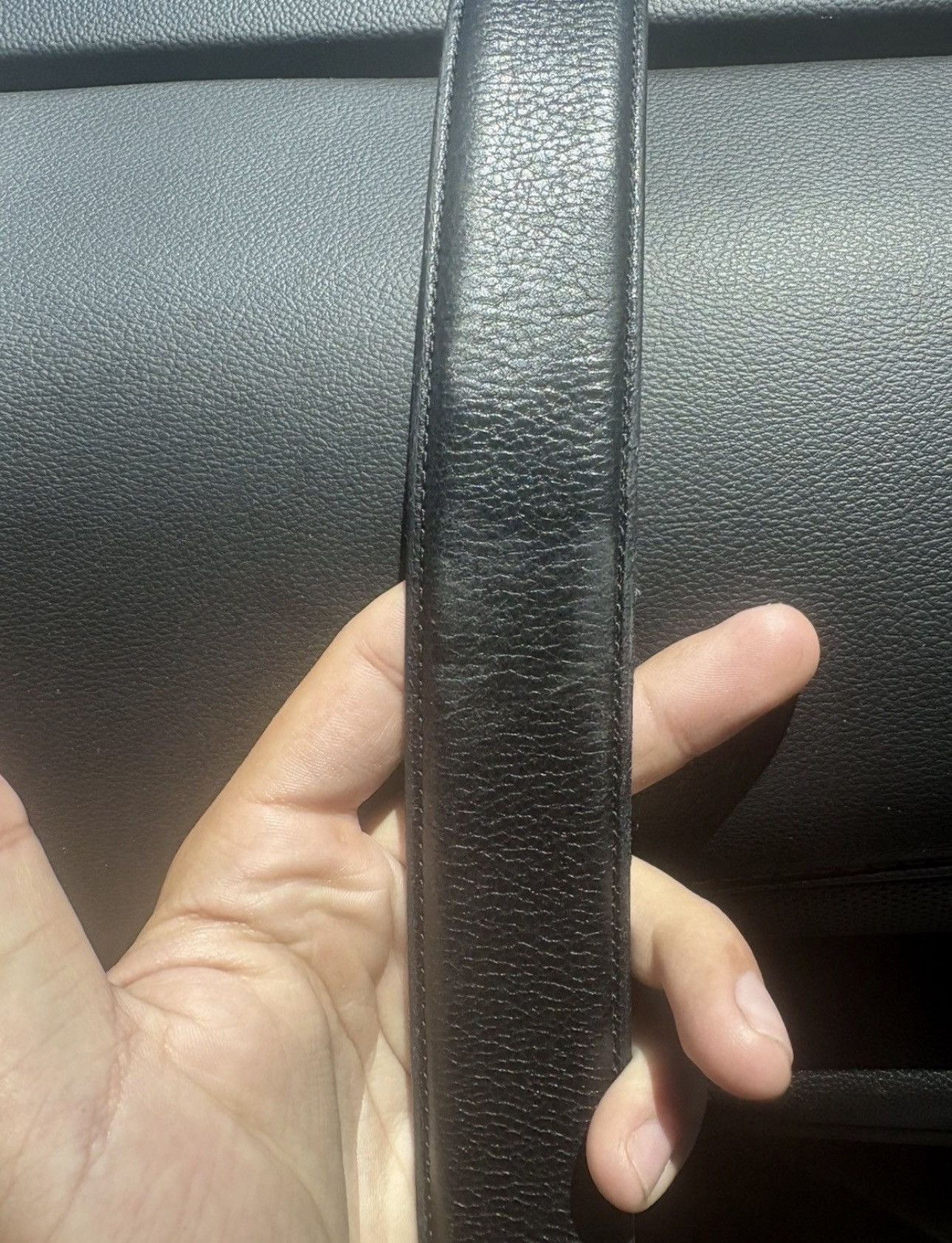 Chrome Hearts - Chrome Hearts Leather Roller Belt Size 38 - 7 Thumbnail