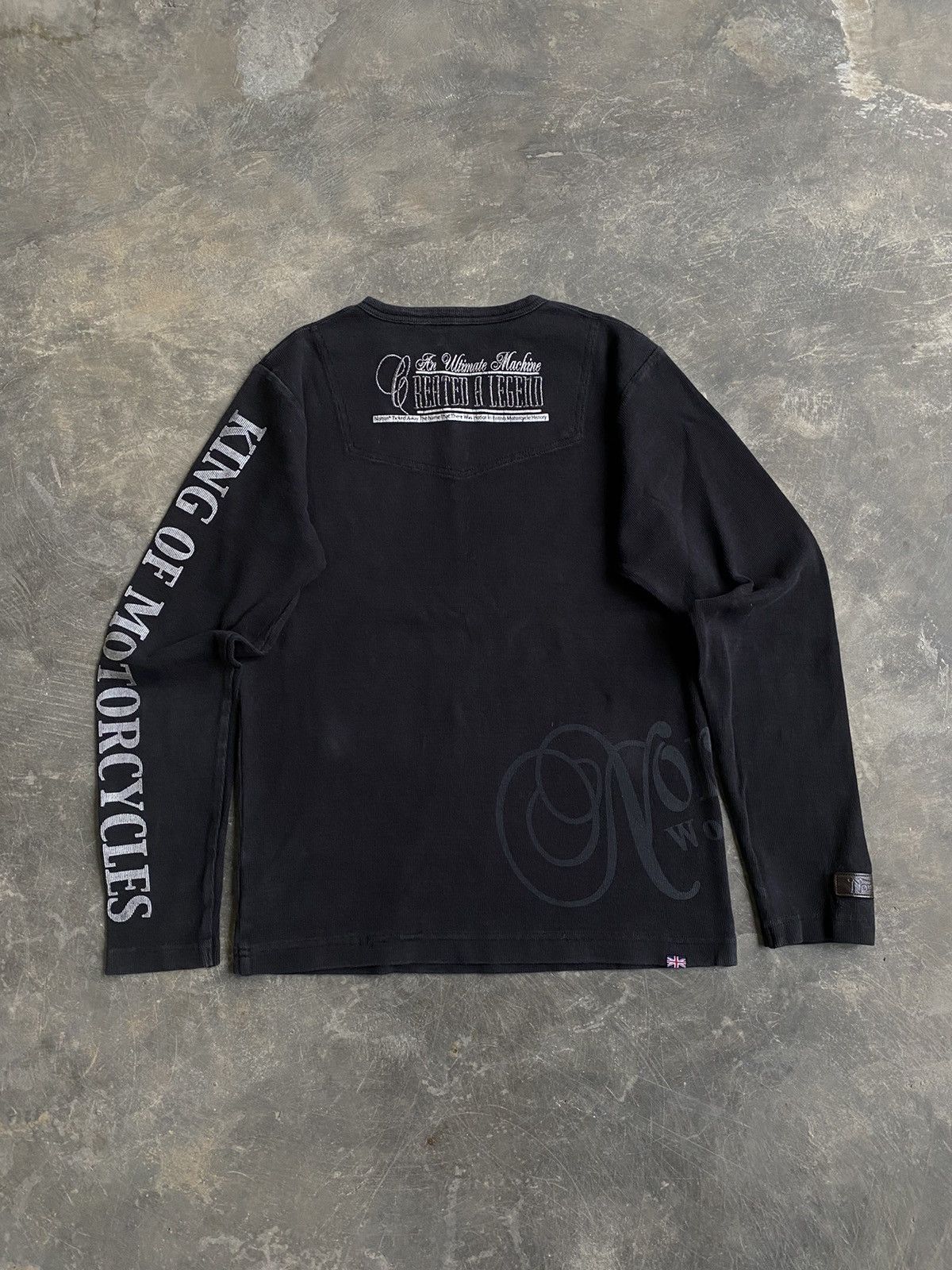Norton × Vintage Norton Motorcycle "word champion" vintage longsleeve Size US M / EU 48-50 / 2 - 4 Thumbnail
