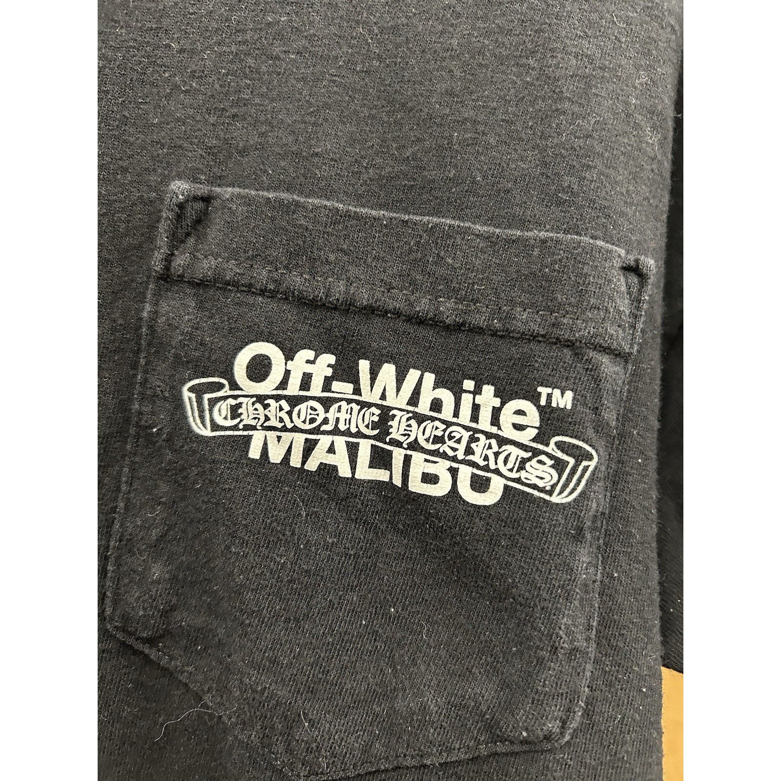 Chrome Hearts Chrome Hearts x Off White Malibu 2016 Pocket T Shirt Medium Size US M / EU 48-50 / 2 - 9 Thumbnail