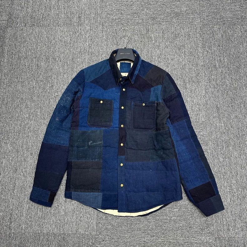 Visvim Visvim WMV Patchwork Cotton Shirt-2506 Size US M / EU 48-50 / 2 - 1 Thumbnail