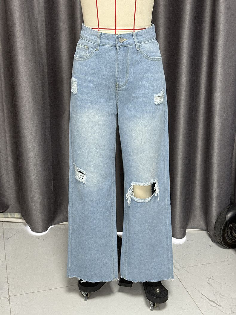 Japanese Brand loose straight wide leg trousers Size 32" / US 10 / IT 46 - 4 Thumbnail