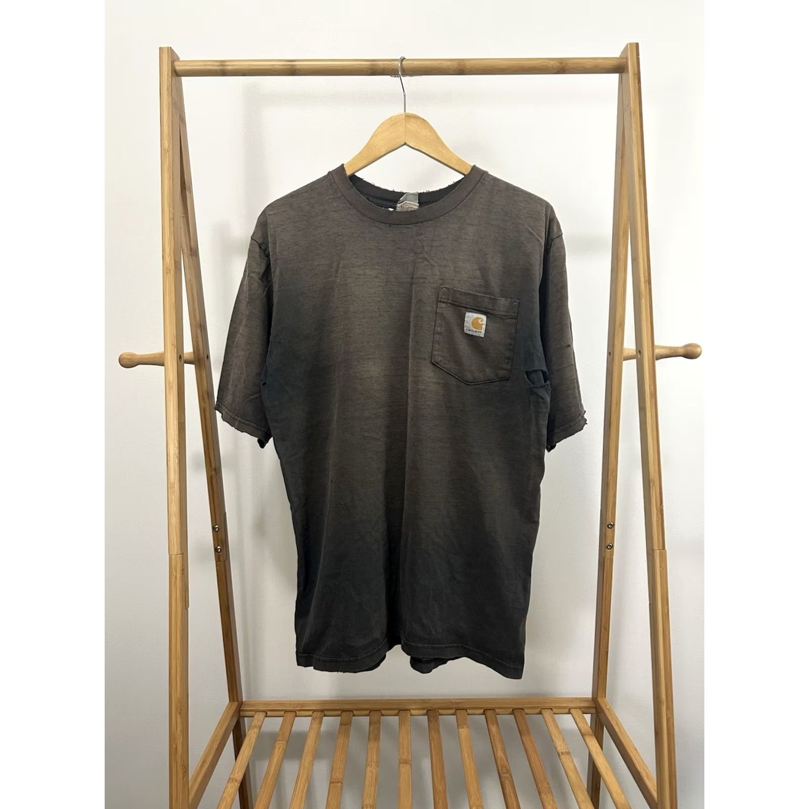 Carhartt VINTAGE Carhartt WIP Pocket T-Shirt XL Gradient Sun Faded Thrashed Distressed Worn Mens Size US XL / EU 56 / 4 - 2 Thumbnail