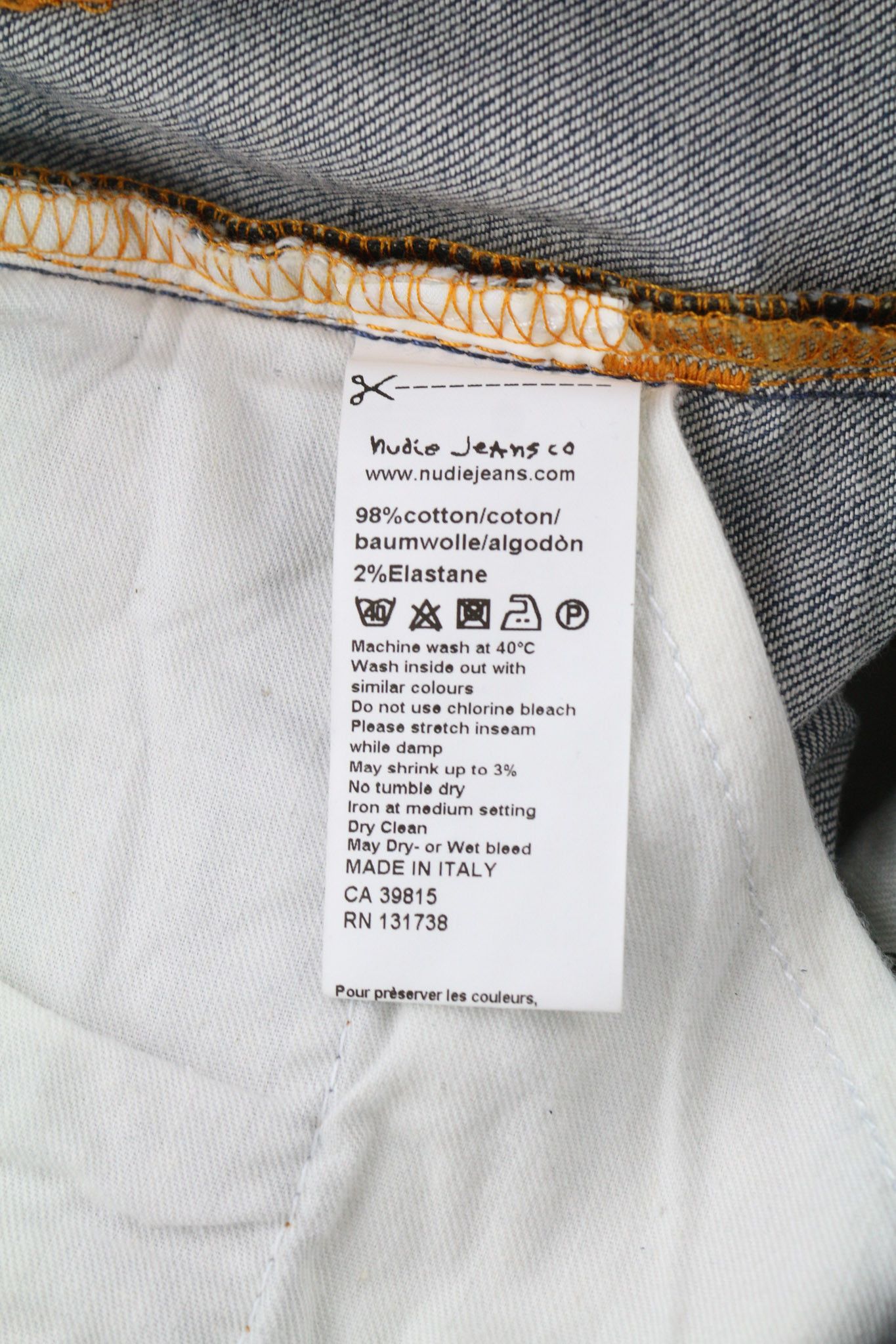 Nudie Jeans THIN FINN GREY AUTHENTIQUE USED W29/L34 Faded Jeans 80416 Size US 29 - 9 Thumbnail
