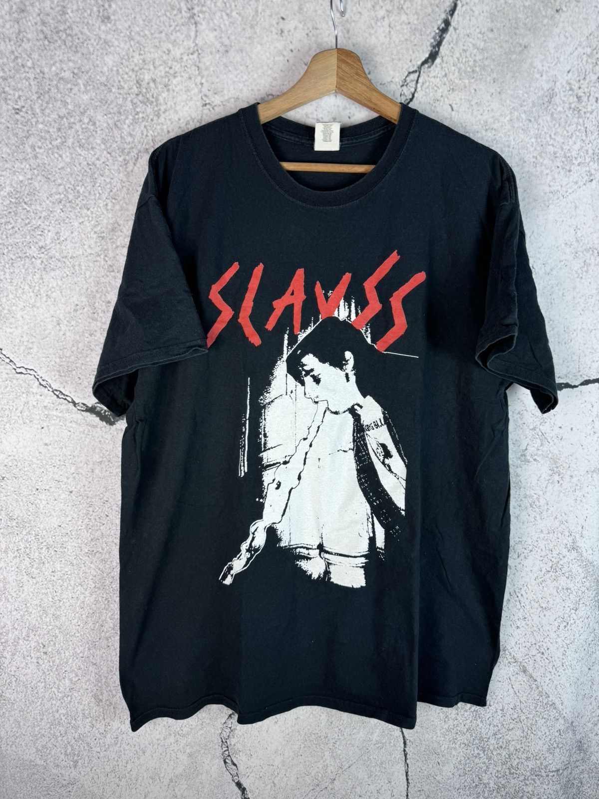 Band Tees × Vintage Slaves tour metal rock t shirt Size US XL / EU 56 / 4 - 1 Thumbnail