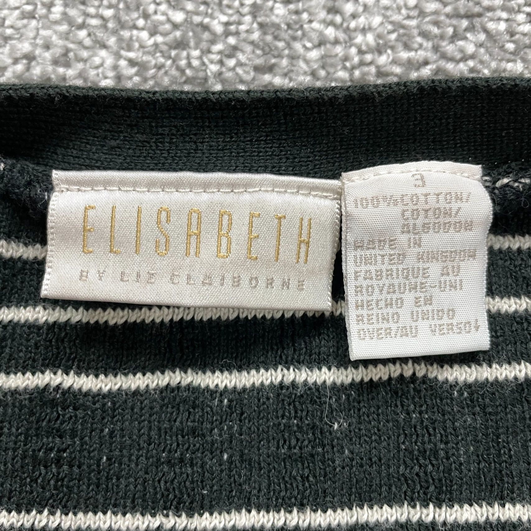 Liz Claiborne VINTAGE Liz Claiborne Sweater Pullover Women 3XL Knit All Seasons Casual Black White Size XXL / US 16-18 / IT 52-54 - 4 Thumbnail