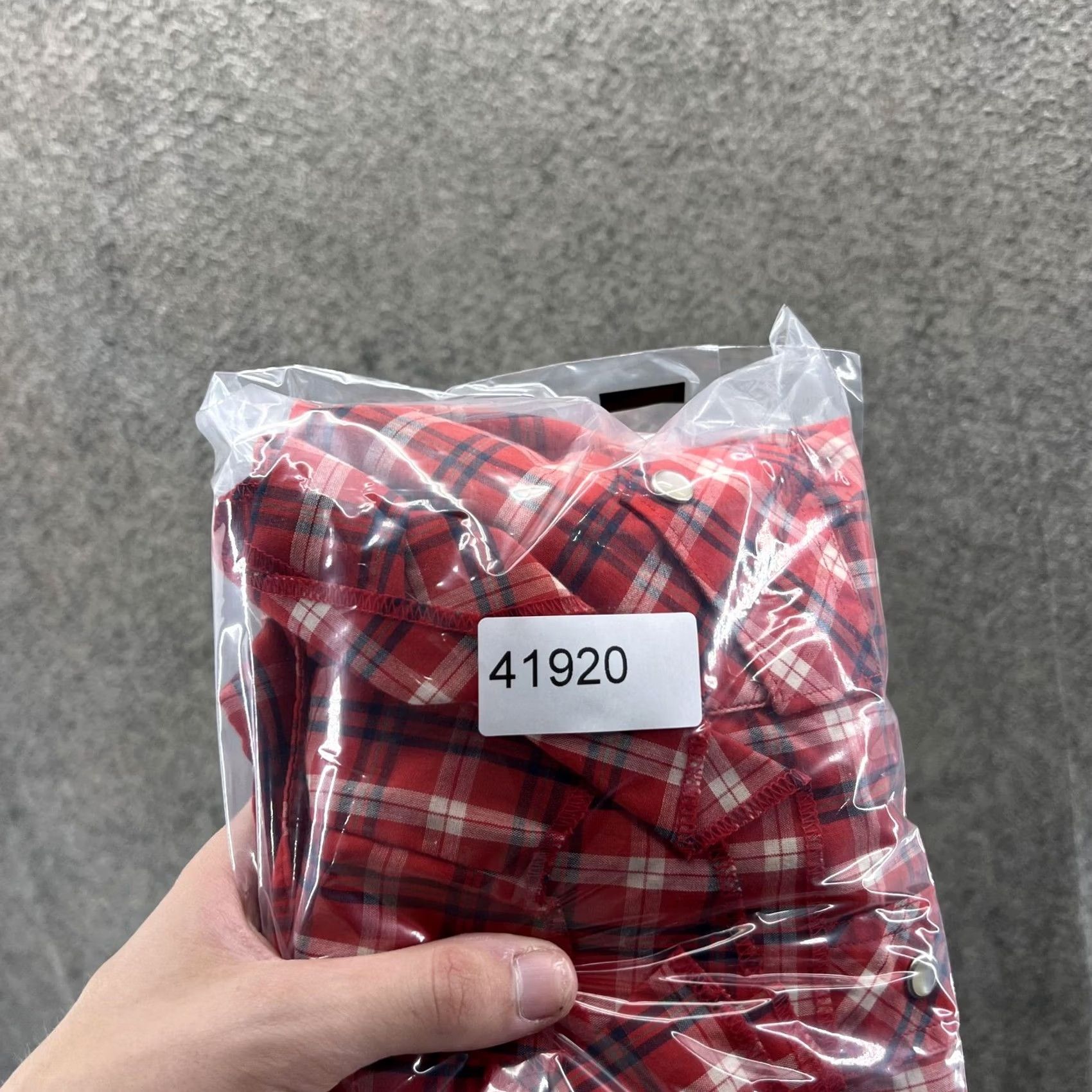 Wrangler Wrangler Shirt Mens Large Red Plaid Short Sleeve Western Snap Pockets Casual Size US L / EU 52-54 / 3 - 8 Thumbnail