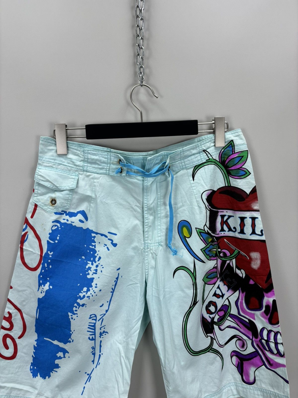 Ed Hardy Mens shorts Ed Hardy Size XL Color Multicolor Size US 35 - 2 Thumbnail