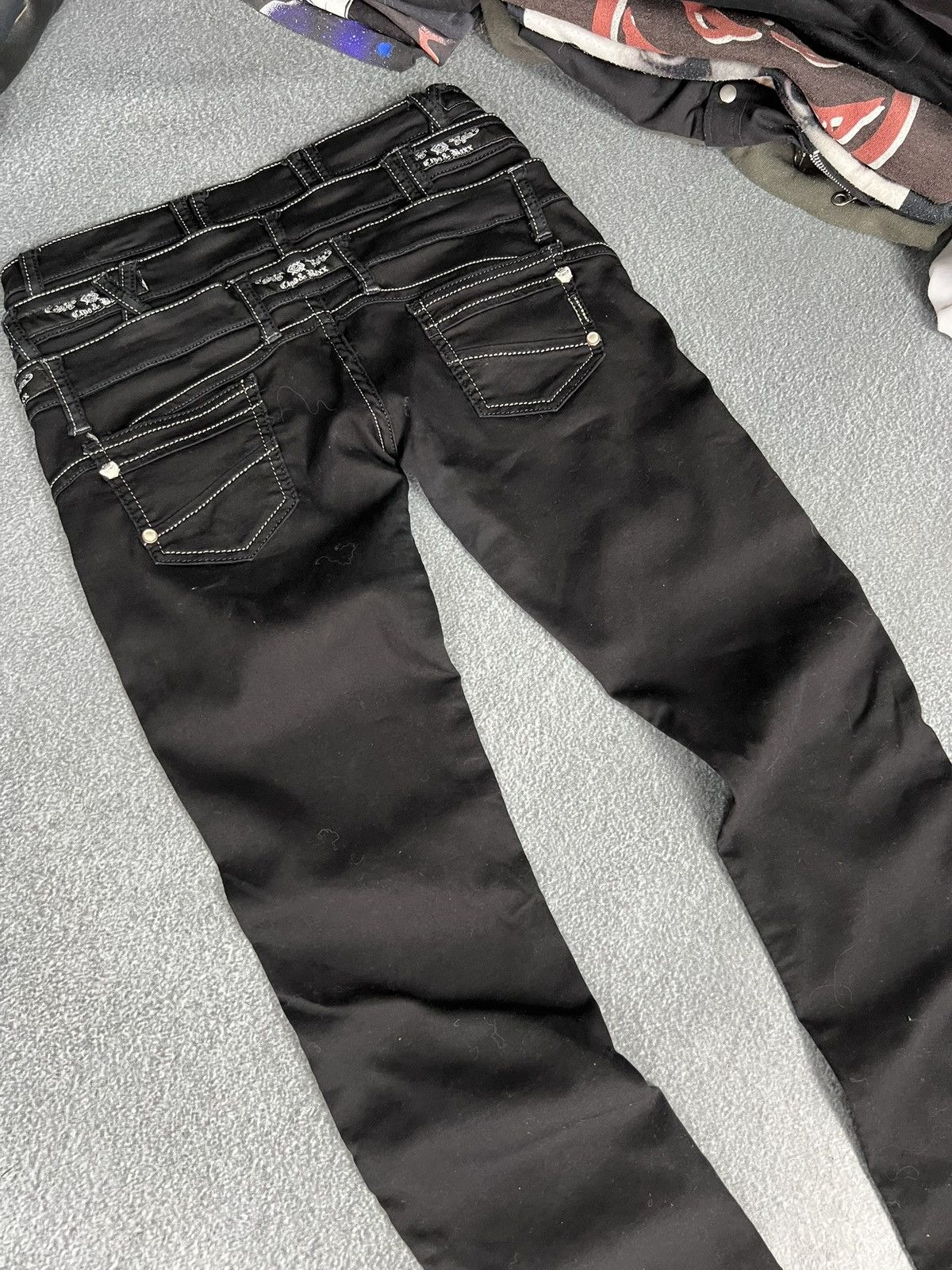 Vintage Chipo & Baxx Y2K Triple Waisted Skinny Pants Avant Garde Y2k Size 30" / US 8 / IT 44 - 10 Thumbnail