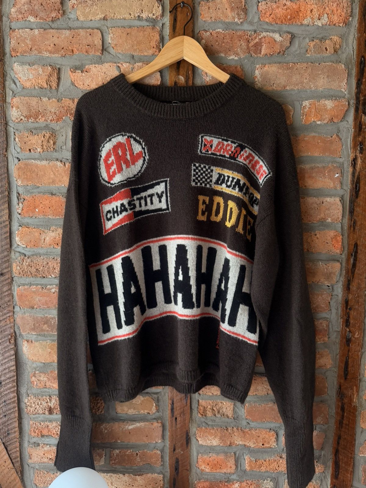 ERL ERL Hahahah Wool Mohair Sweater Size US L / EU 52-54 / 3 - 1 Thumbnail