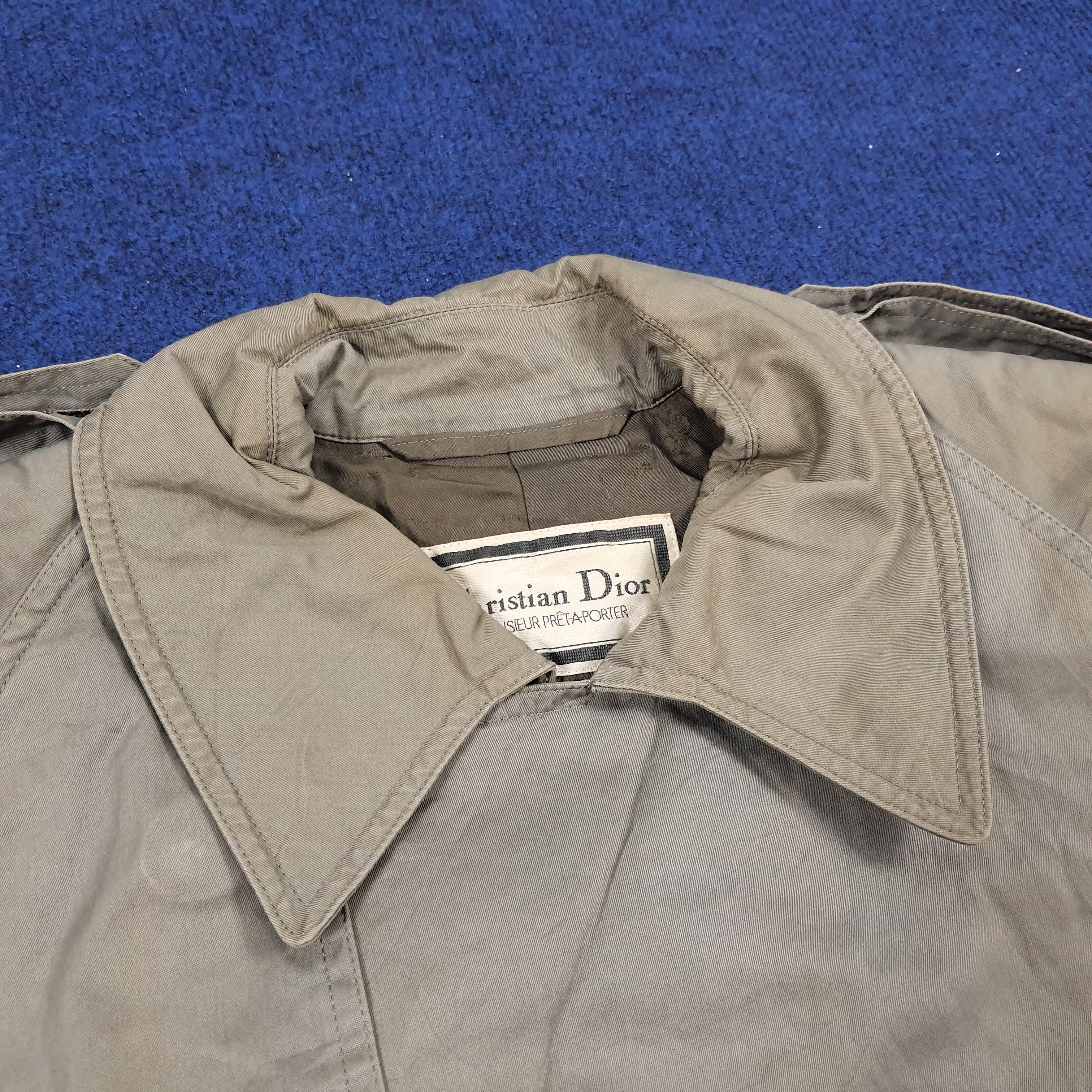 Christian Dior Monsieur × Vintage Vintage Christian Dior Monsieur Trench Jacket Size US L / EU 52-54 / 3 - 4 Thumbnail