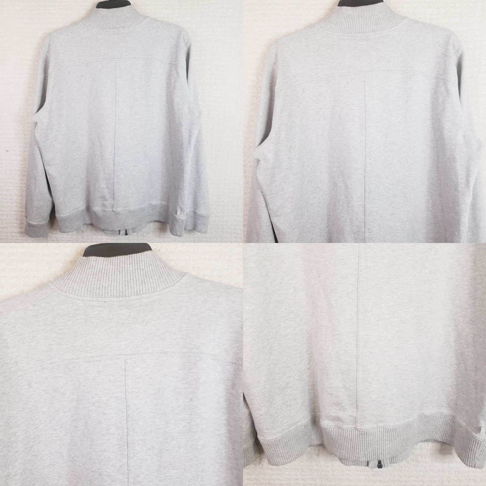 Ralph Lauren Lauren Ralph Lauren Active Jacket Womens XL Gray Jersey Full Zip Mock Collar Jacket Size XL / US 12-14 / IT 48-50 - 9 Thumbnail