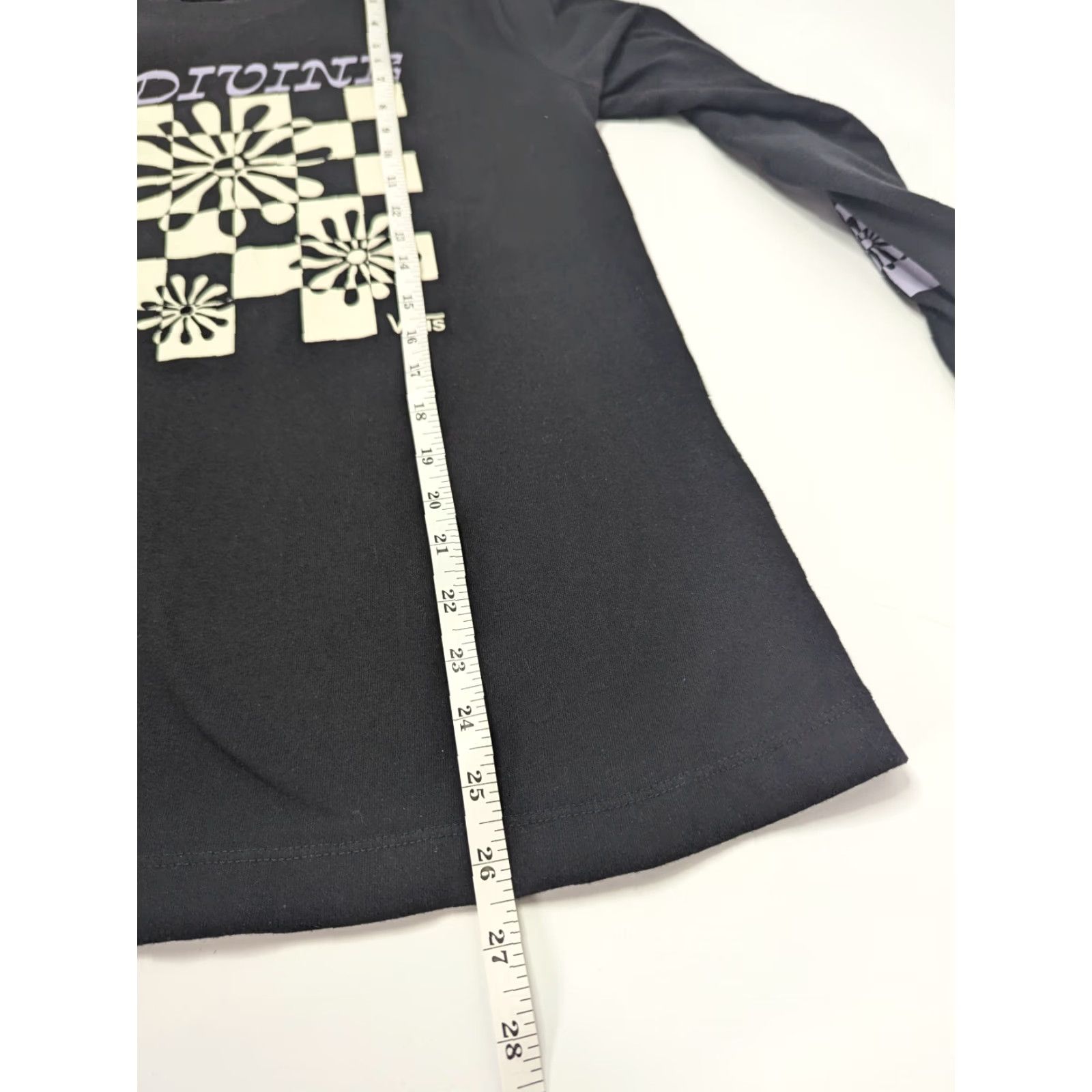 Vans VANS Womens T-Shirt Shirt Black 100% Cotton Logo Casual Sleeve Long Sleeve Regular M US Vintage: No Size M / US 6-8 / IT 42-44 - 6 Thumbnail