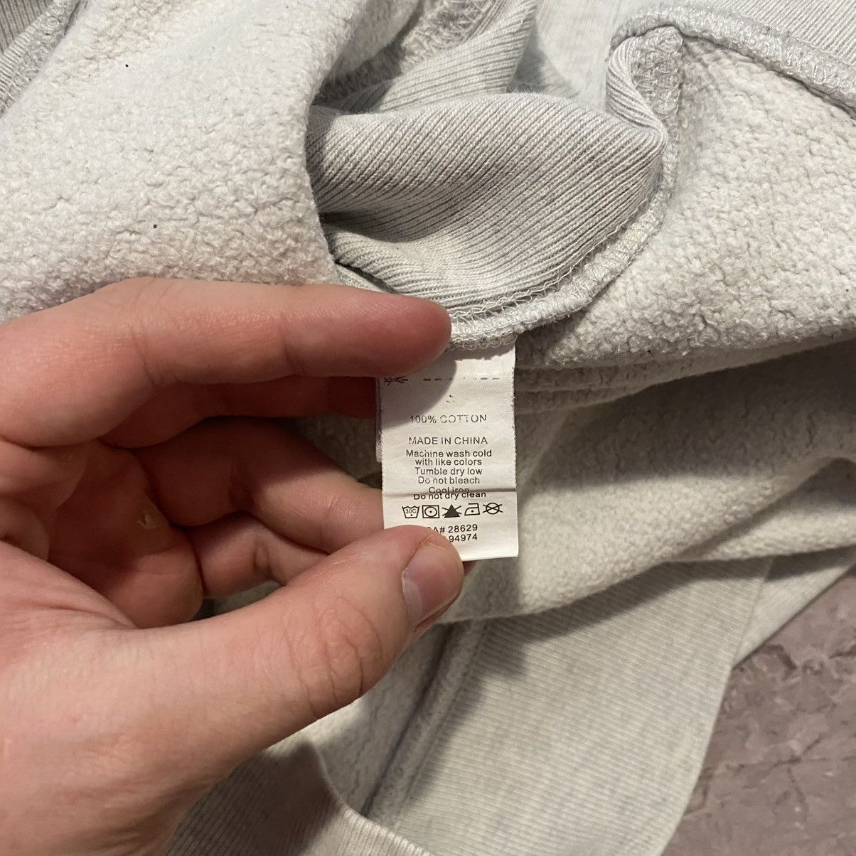 Stussy STUSSY SWEATSHIRT CENTER LOGO GREY 00s Size US M / EU 48-50 / 2 - 12 Thumbnail