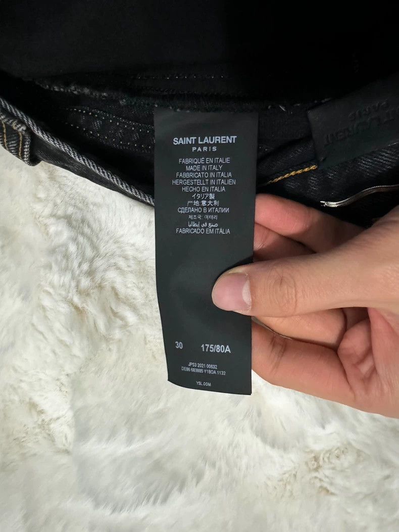 Yves Saint Laurent saint laurent Destroy fringed denim shorts 2503-Nextarrow Size US 30 / EU 46 - 5 Thumbnail