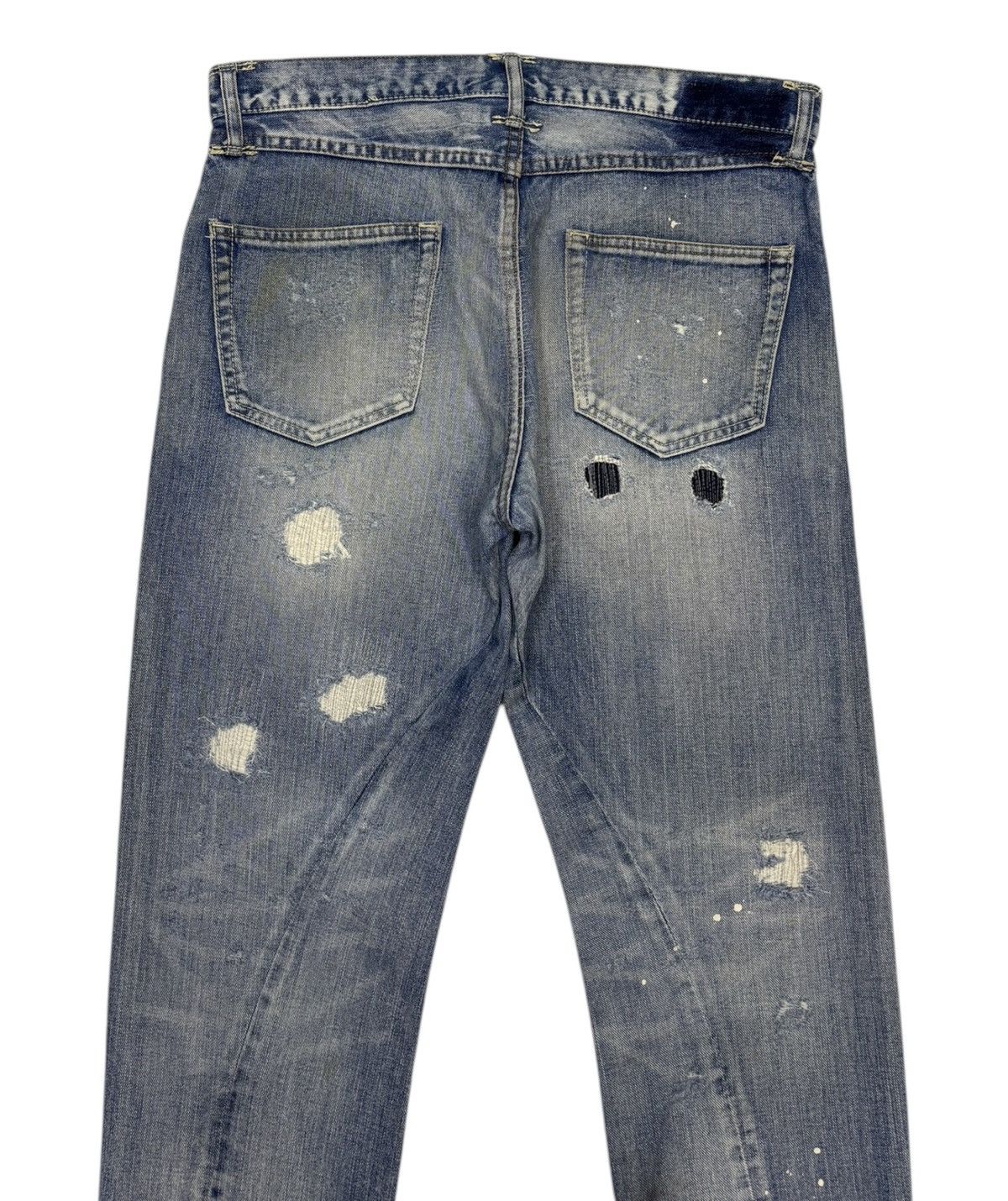 Hysteric Glamour 🔥SASHIKO BORO TAKEO KIKUCHI JAPANESE DENIM JEANS Size US 34 / EU 50 - 5 Thumbnail