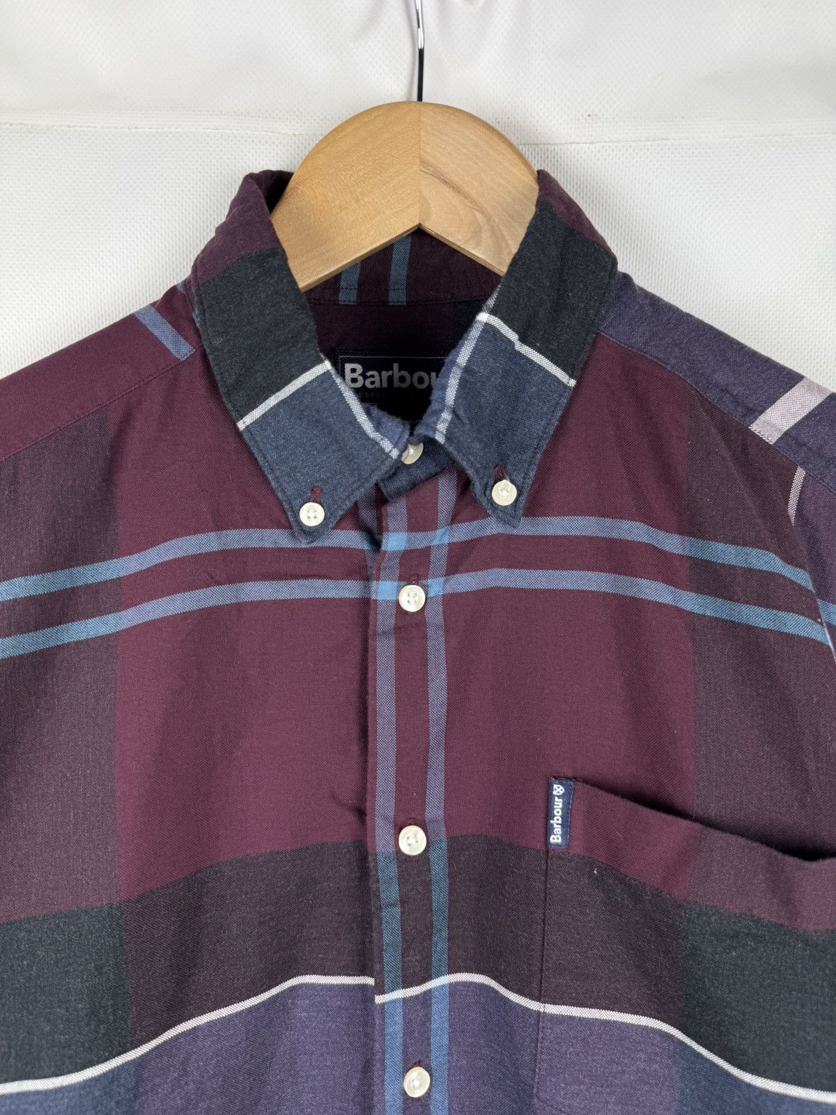 Barbour Barbour Cannich Men’s Long Sleeve Plaid Button Up Shirt Size US M / EU 48-50 / 2 - 8 Thumbnail
