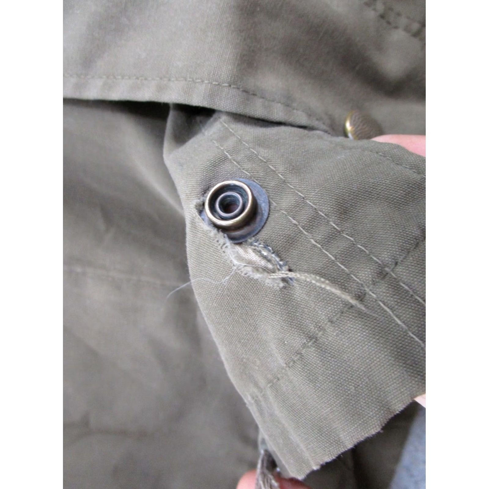 Vintage VINTAGE Field Jacket Mens Military Green 60s 50 Chest Size 50 Casual Winter Fall 90s Pattern: Solid Canvas Cotton Read Size US M / EU 48-50 / 2 - 4 Thumbnail
