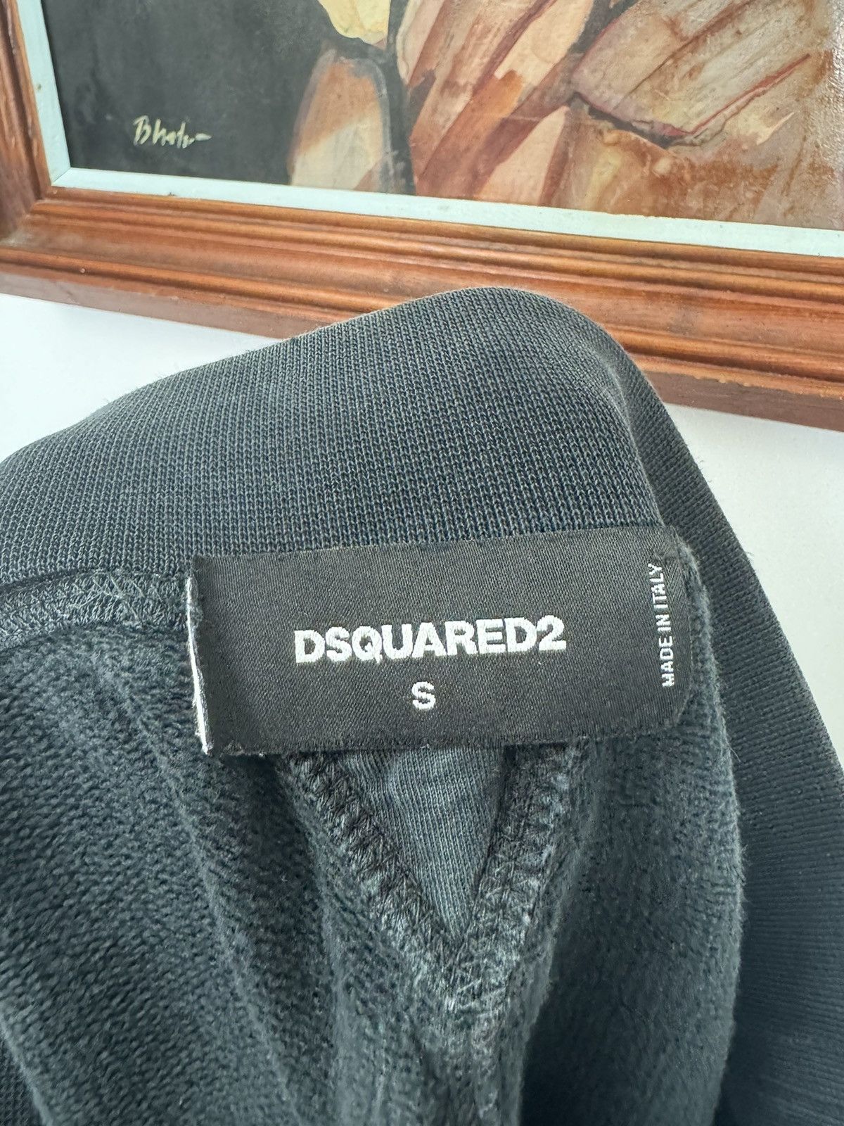 Dsquared2 Dsquared2 Icon Joggers Sweatpants Washed Black Gold Designer Size 26" / US 2 / IT 38 - 5 Thumbnail