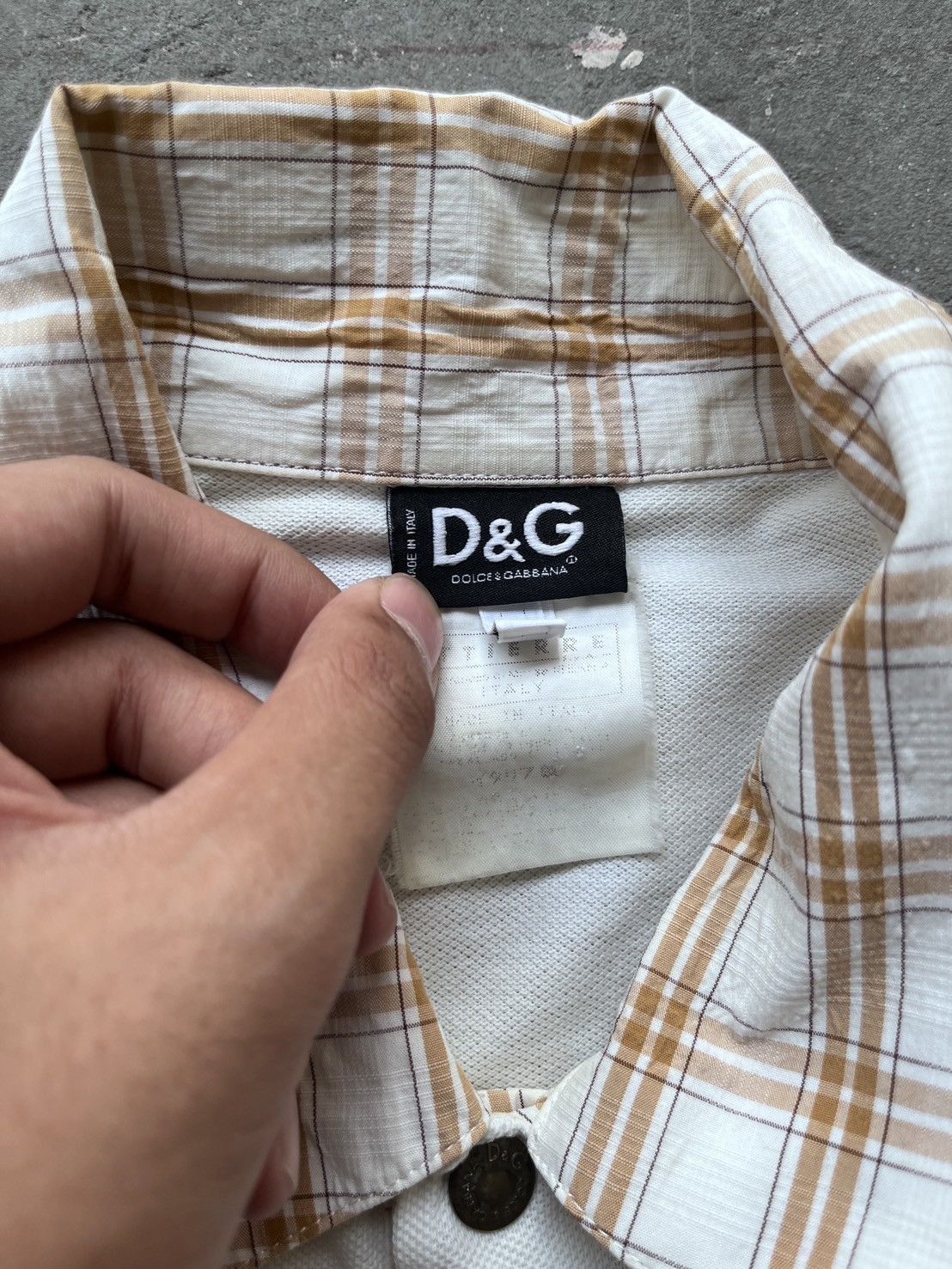 Dolce & Gabbana Dolce&Gabanna Shirt Unisex White Red Brown Short Sleeve Size US M / EU 48-50 / 2 - 4 Thumbnail