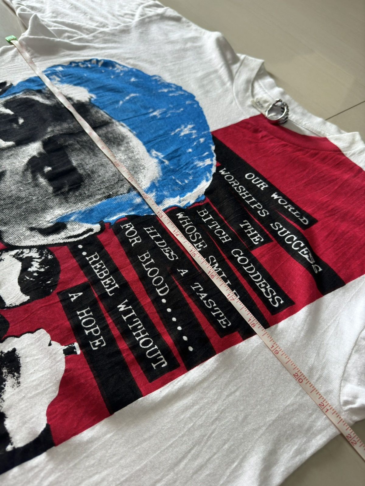 Vintage 80s James Dean Fifth Column Our World Worship VTG Rare Shirt Size US L / EU 52-54 / 3 - 7 Thumbnail