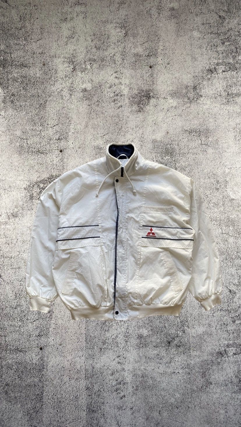 Vintage 90s Mitsubishi Racing Rare Bomber Jacket