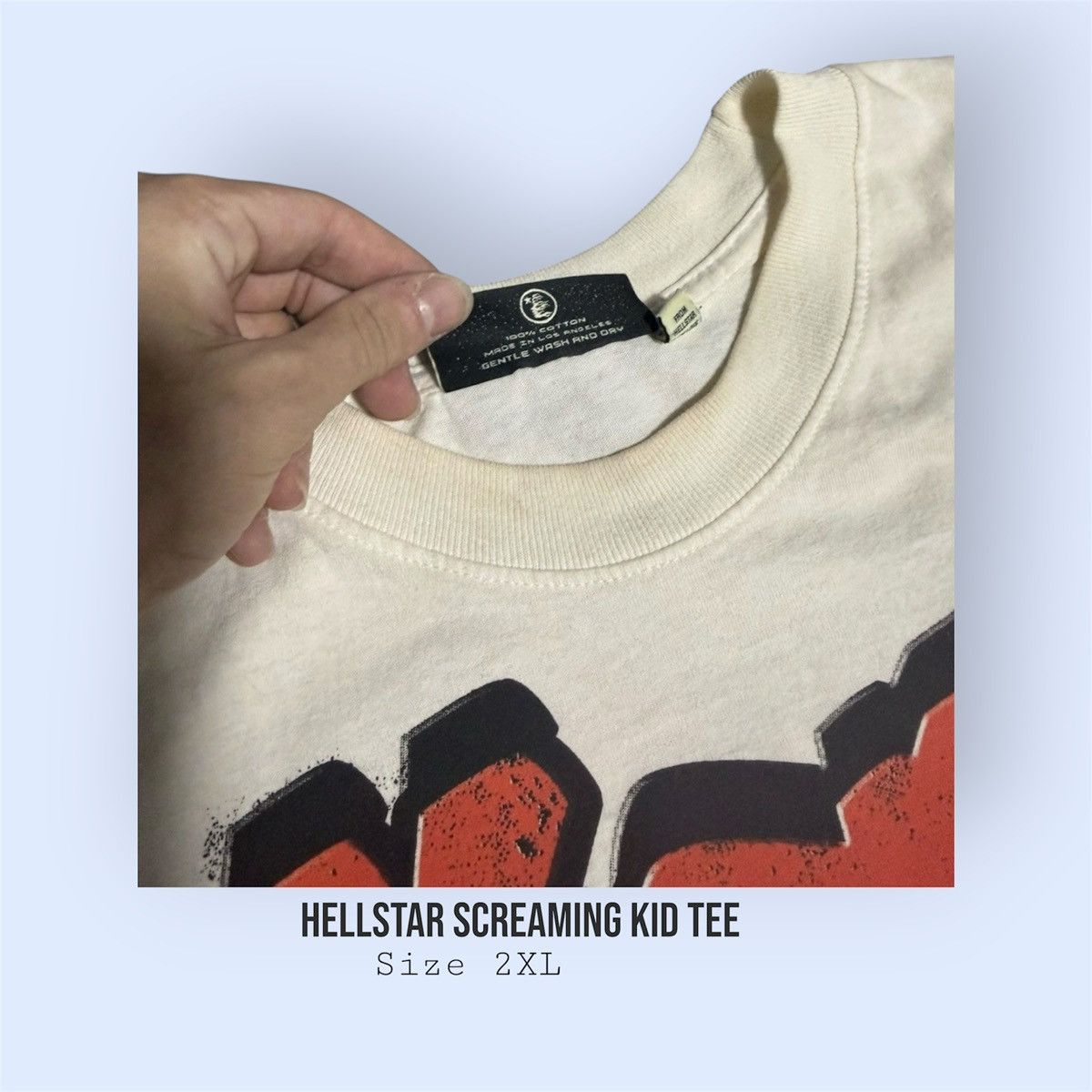 HELLSTAR Hellstar Screaming Kid Tee Size US XXL / EU 58 / 5 - 4 Thumbnail