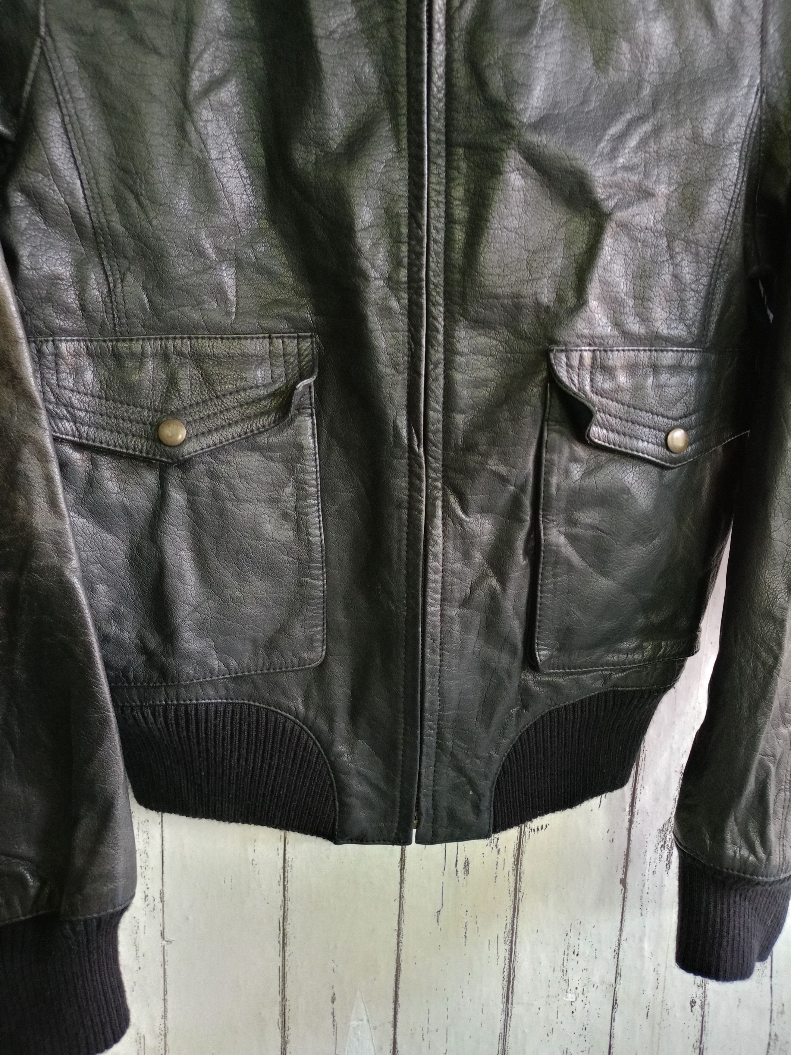Beams Plus Ray Beams Leather Bomber jacket Size US S / EU 44-46 / 1 - 2 Thumbnail