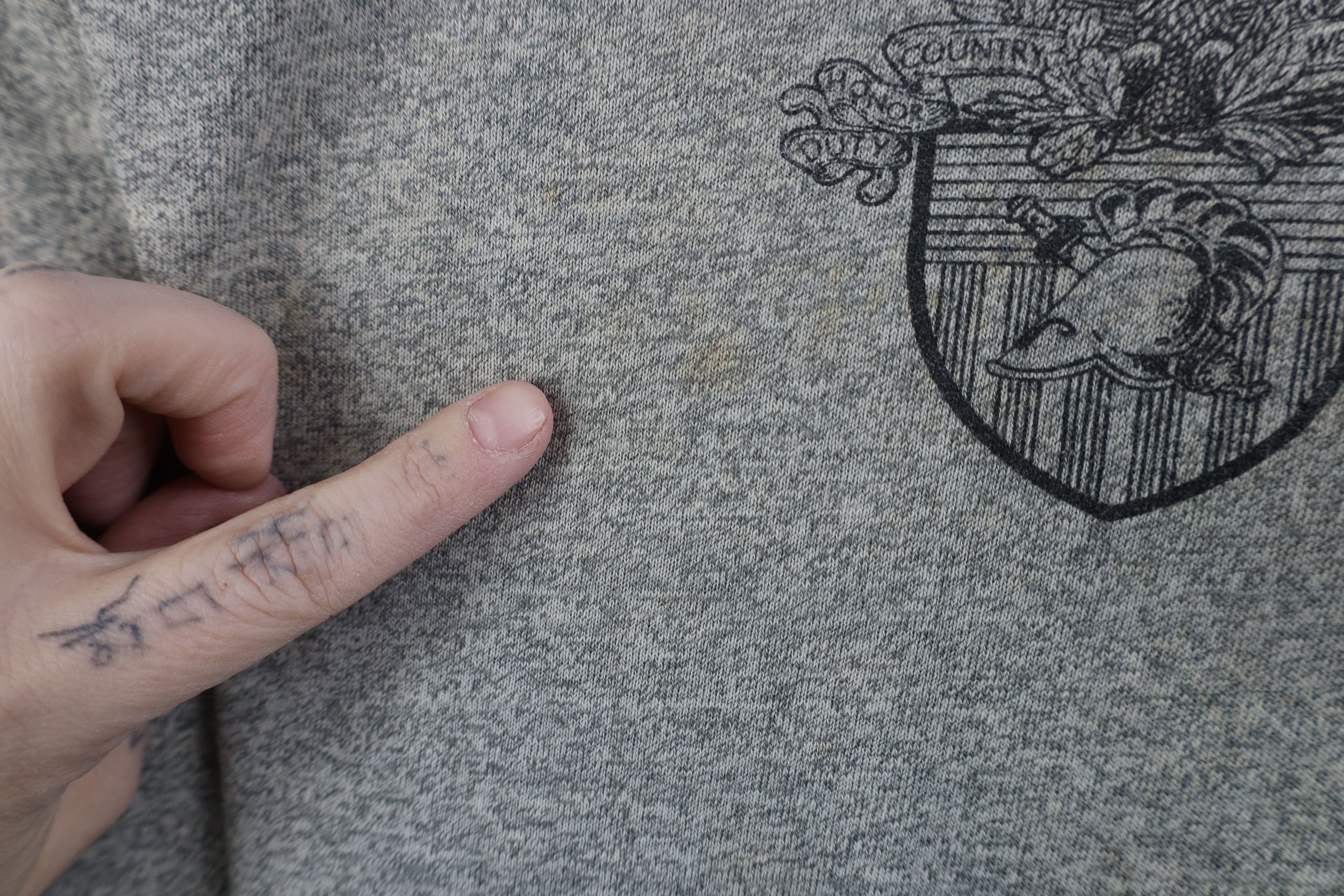 Vintage Vintage 80s 90s West Point Army T-Shirt Heather Gray USA Size US L / EU 52-54 / 3 - 5 Thumbnail